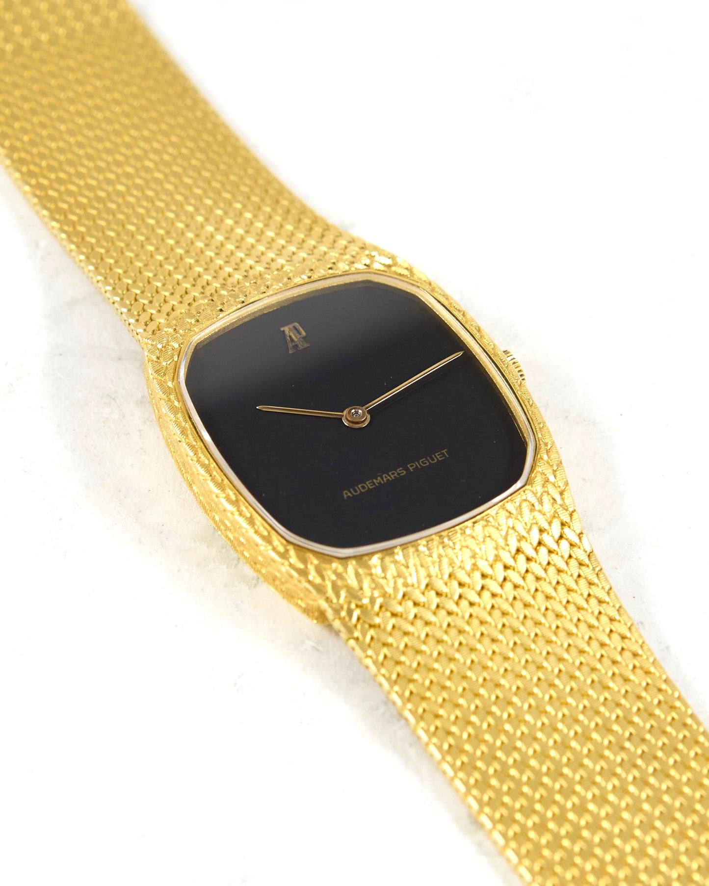 Audemars Piguet Cobra Black Matte Dial in Yellow Gold Case and Bracelet