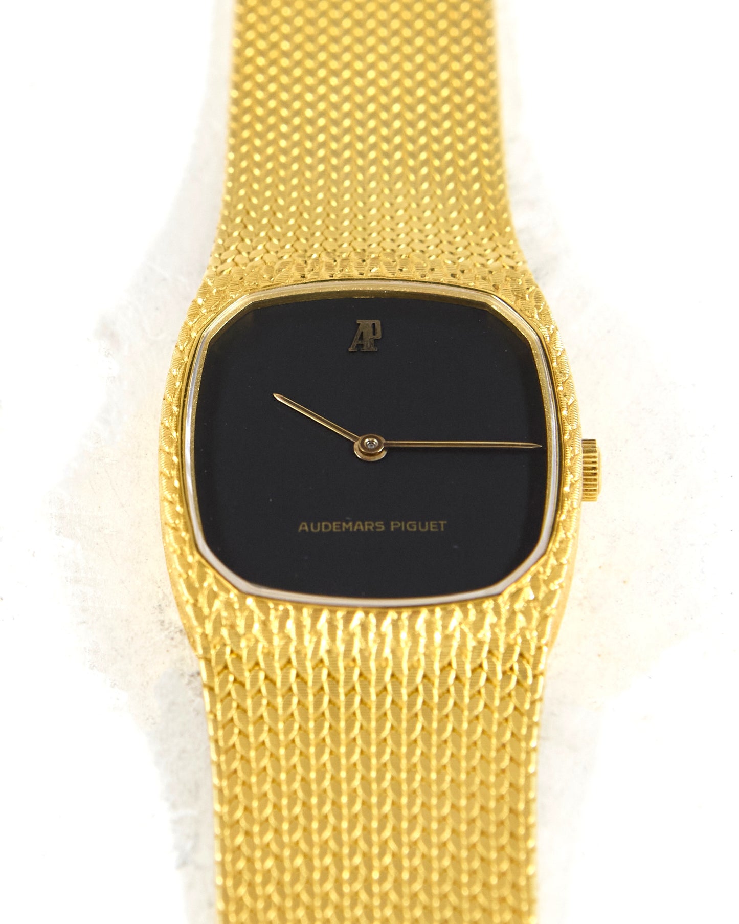 Audemars Piguet Cobra Black Matte Dial in Yellow Gold Case and Bracelet