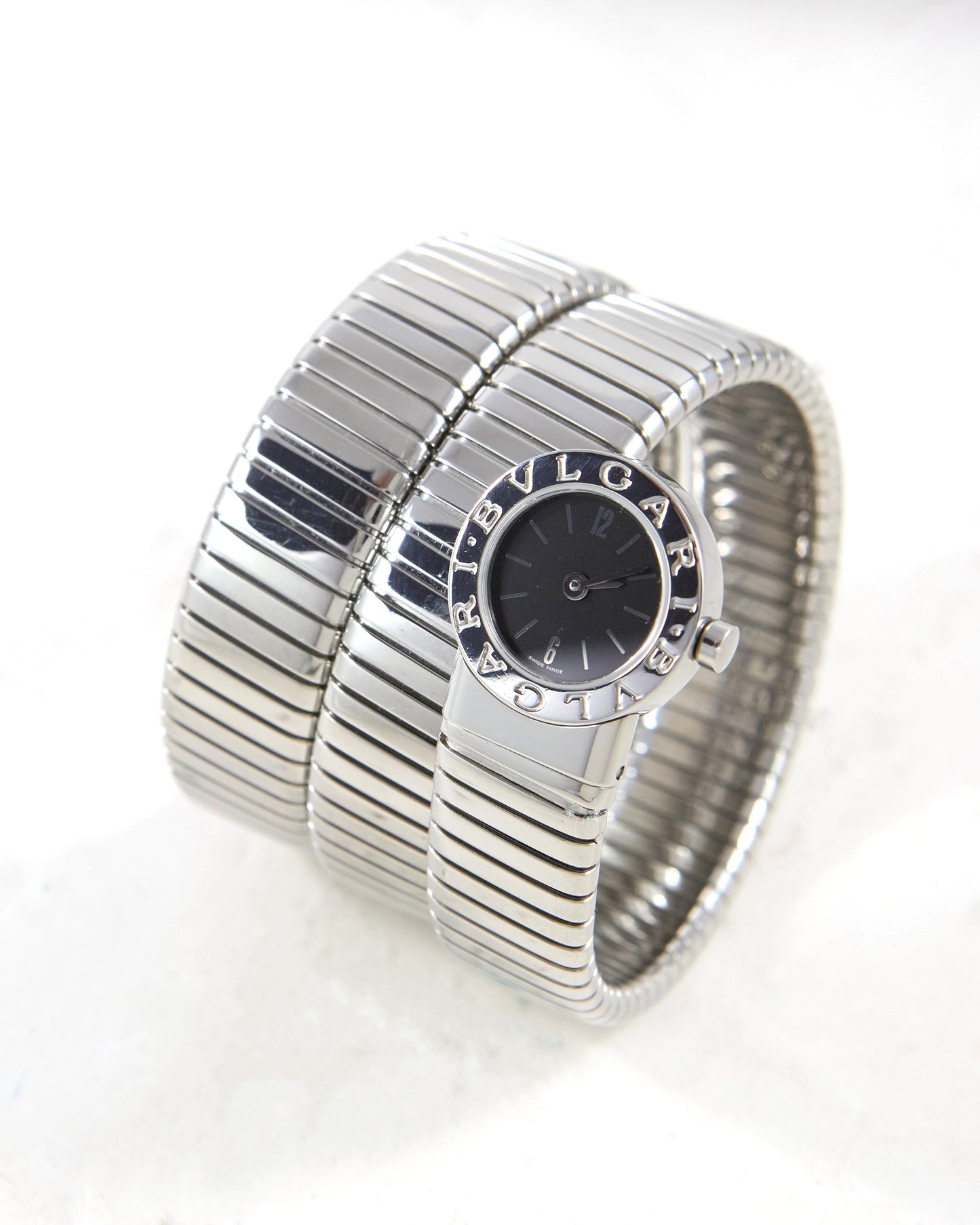 Bvlgari Serpenti Tubogas BB191TS Three Rows in Steel