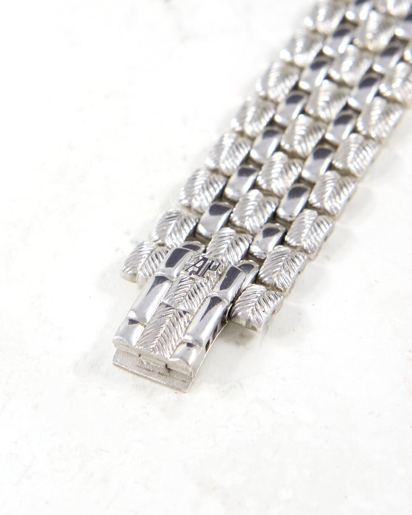 Audemars Piguet Feather 56455BC Diamond Pave Dial with Sapphires in White Gold Case and Bracelet