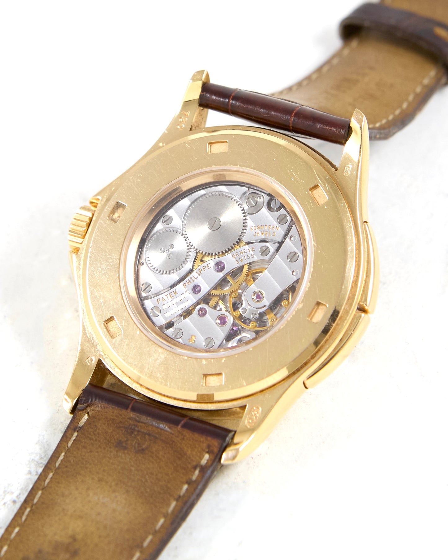 Patek Philippe Calatrava Travel Time 5134R in Rose Gold with Leather Strap and Deployant Buckle with Original Papers