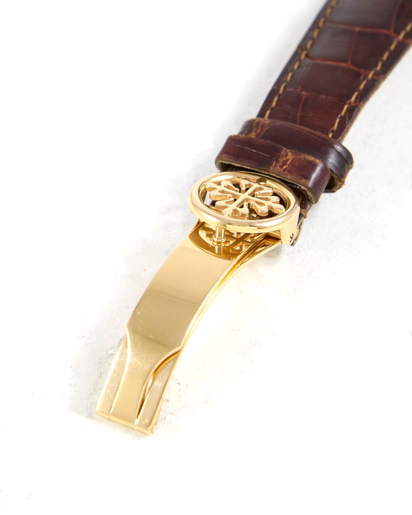 Patek Philippe Calatrava Travel Time 5134R in Rose Gold with Leather Strap and Deployant Buckle with Original Papers