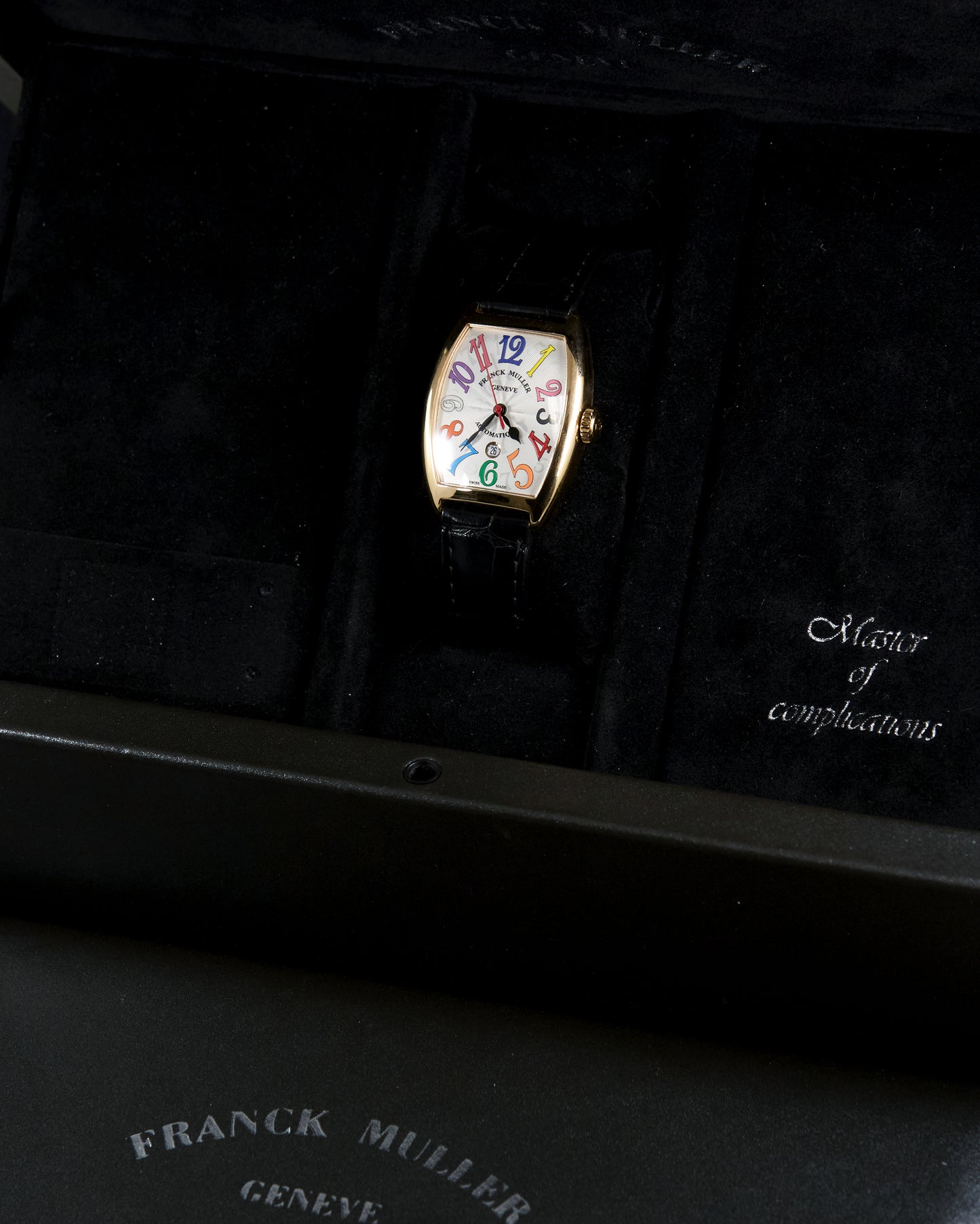 Franck Muller Cintree Curvex Color Dream Automatic in Rose Gold Case with Box & Papers