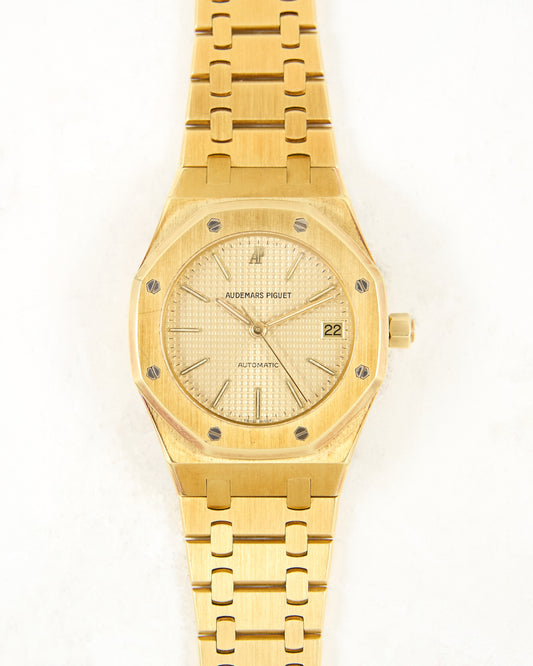Audemars Piguet Royal Oak 14790BA in Yellow Gold Case and Bracelet with Box & Papers