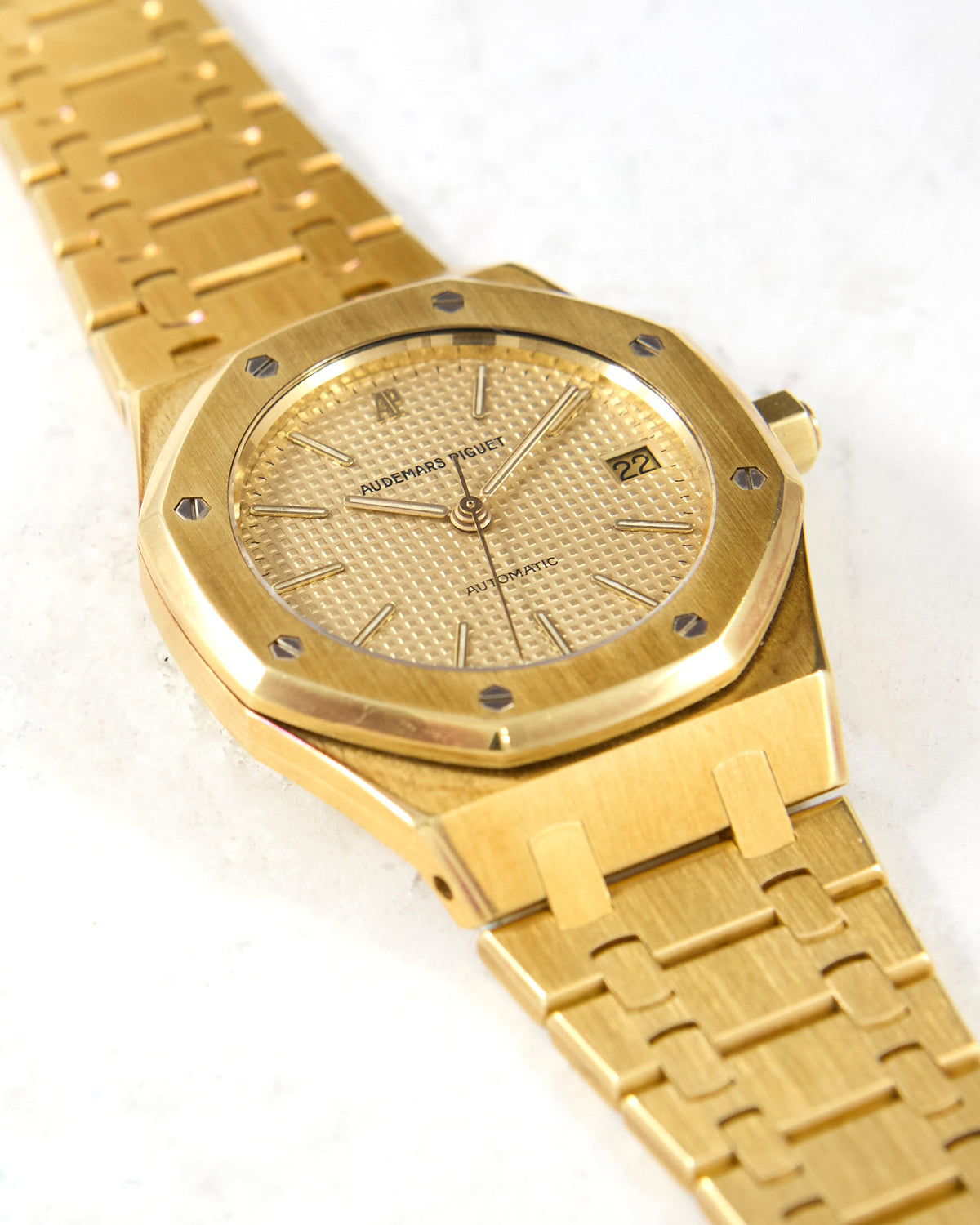 Audemars Piguet Royal Oak 14790BA in Yellow Gold Case and Bracelet with Box & Papers