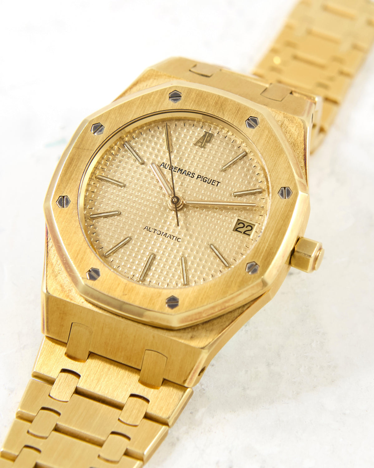Audemars Piguet Royal Oak 14790BA in Yellow Gold Case and Bracelet with Box & Papers