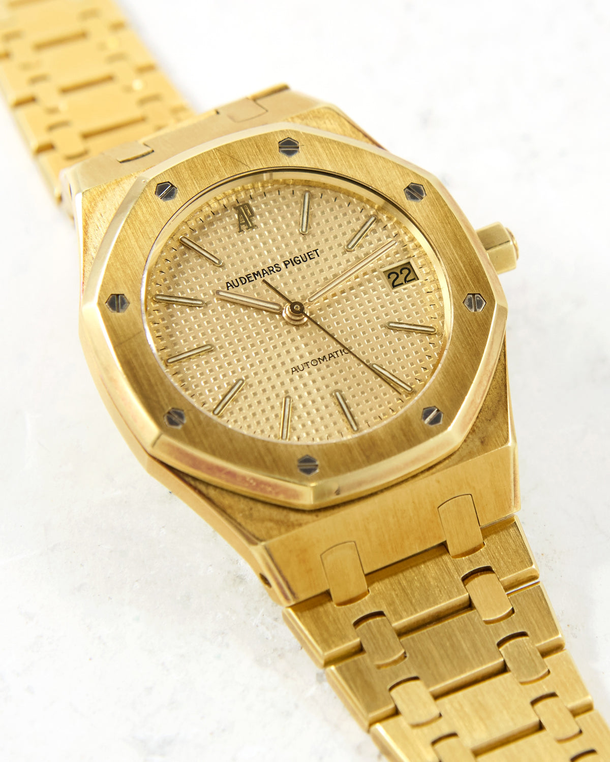 Audemars Piguet Royal Oak 14790BA in Yellow Gold Case and Bracelet with Box & Papers