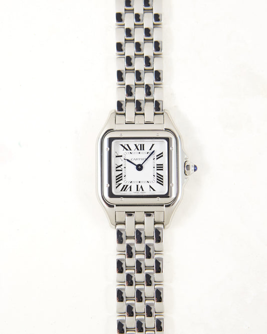 Cartier Panthere Small Size 4177 in Steel with Box & Papers - Unworn Condition