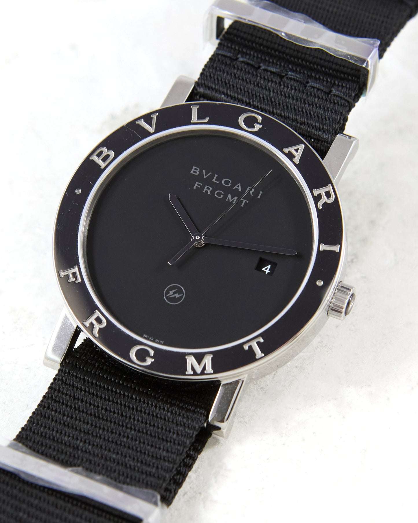 Bvlgari FRGMT Limited Edition BB41S Automatic in Steel with Box & Papers