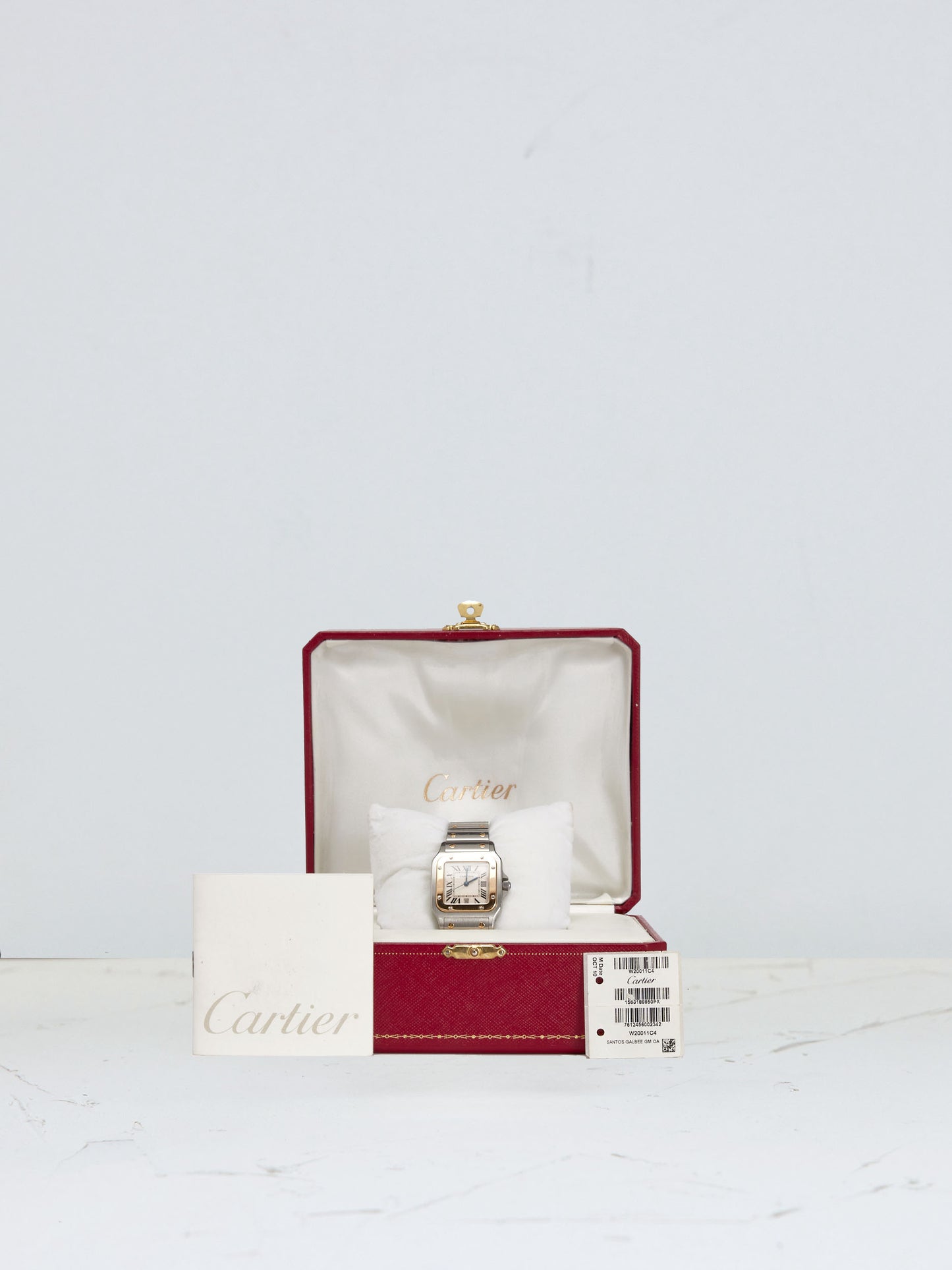 CARTIER 2-TONE SANTOS GALBÉE