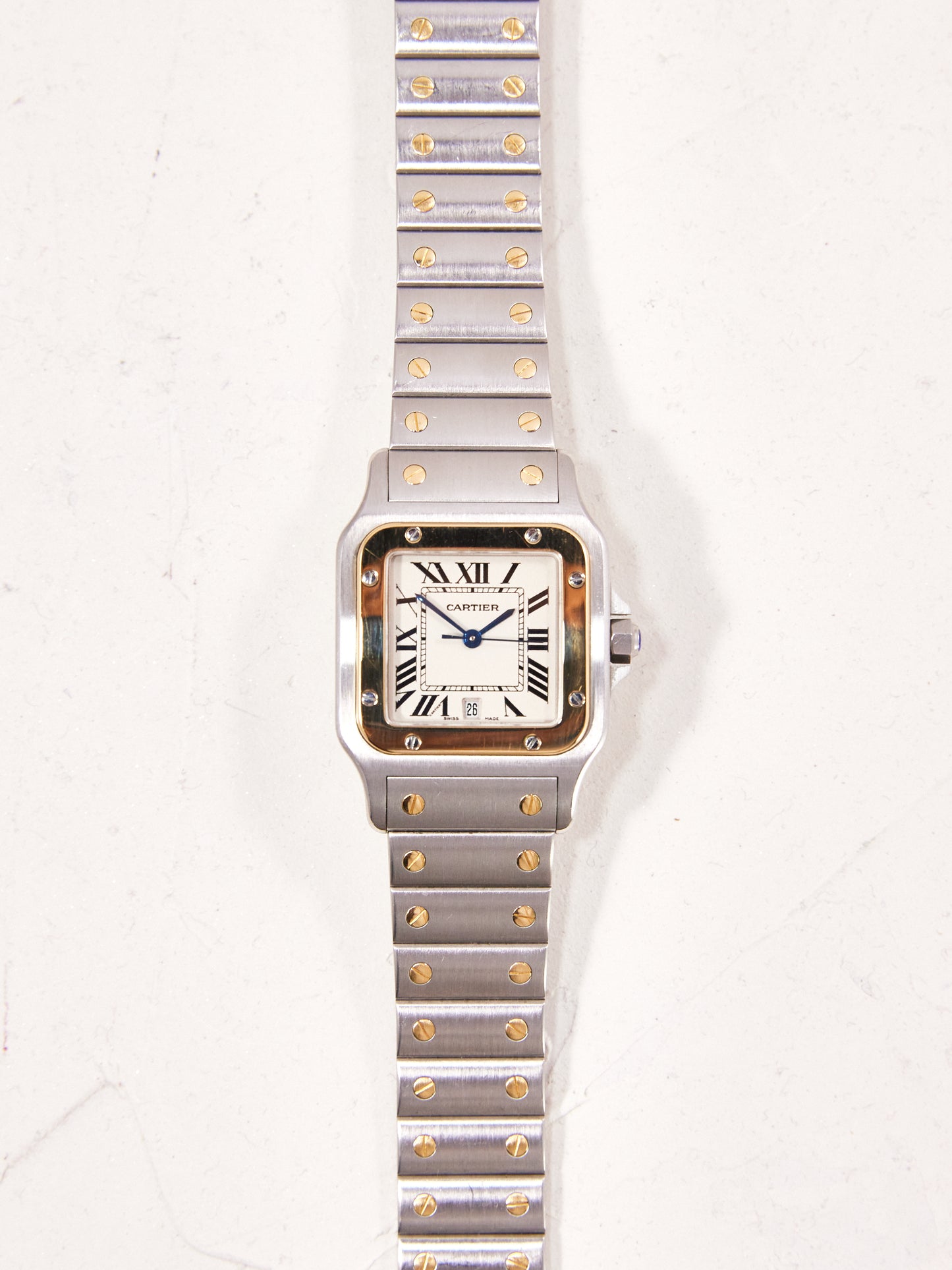 CARTIER 2-TONE SANTOS GALBÉE