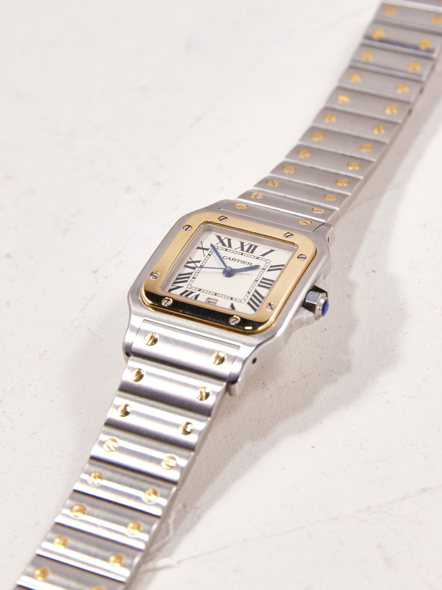 CARTIER 2-TONE SANTOS GALBÉE