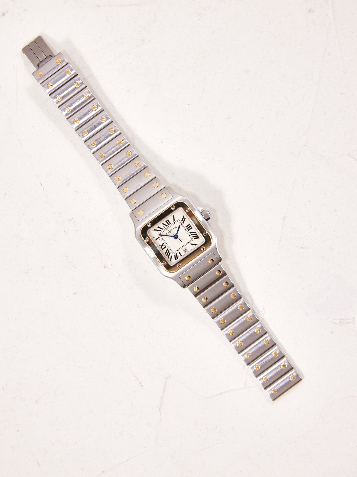 CARTIER 2-TONE SANTOS GALBÉE