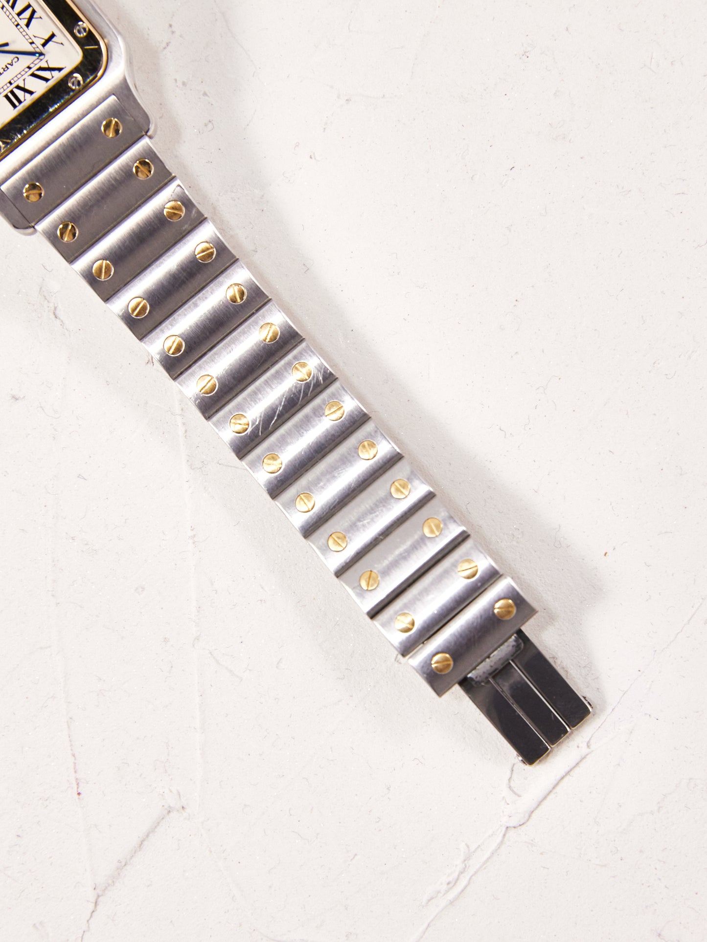CARTIER 2-TONE SANTOS GALBÉE