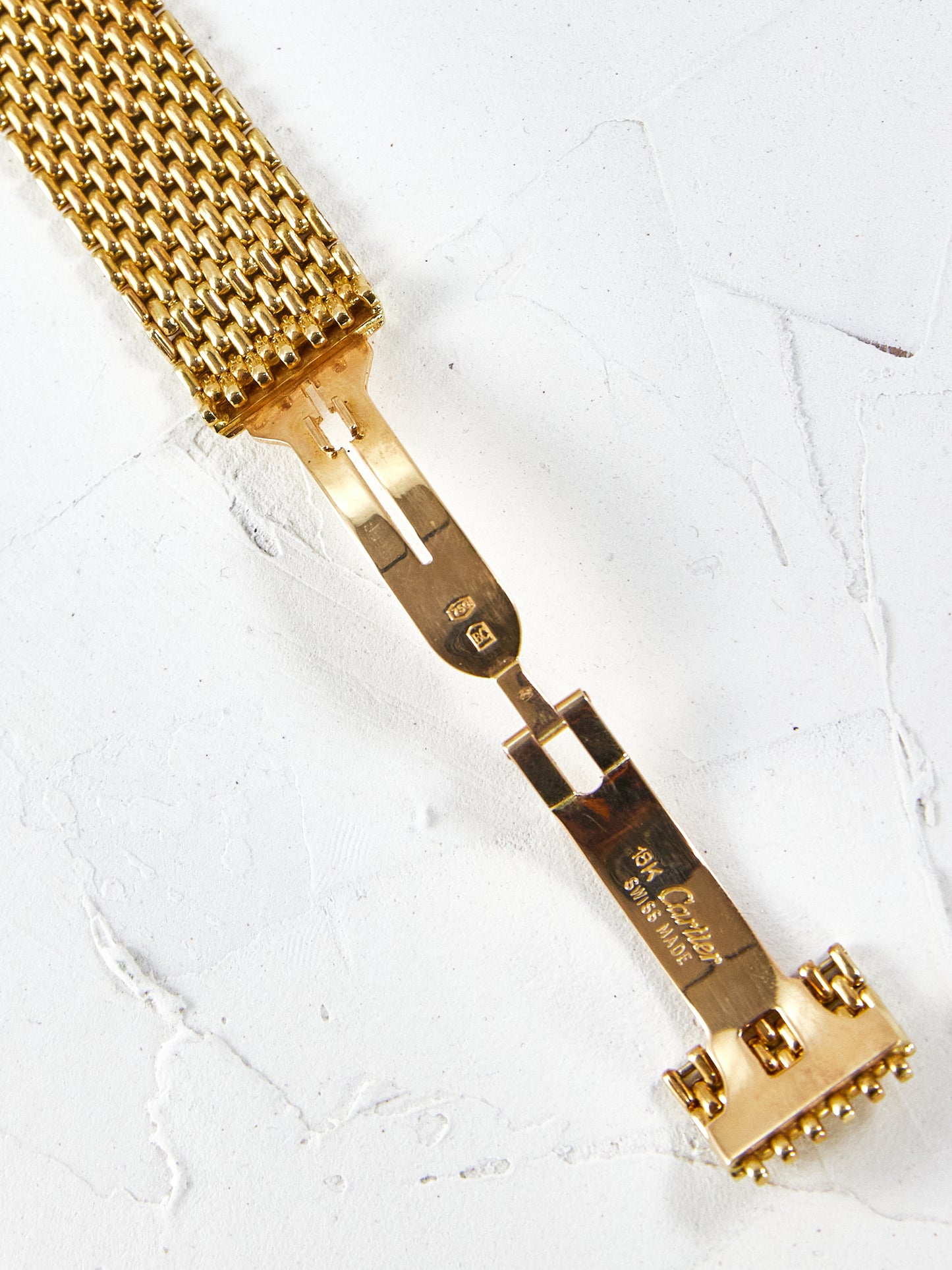 CARTIER TANK LOUIS WITH BEADS OF RICE BRACELET