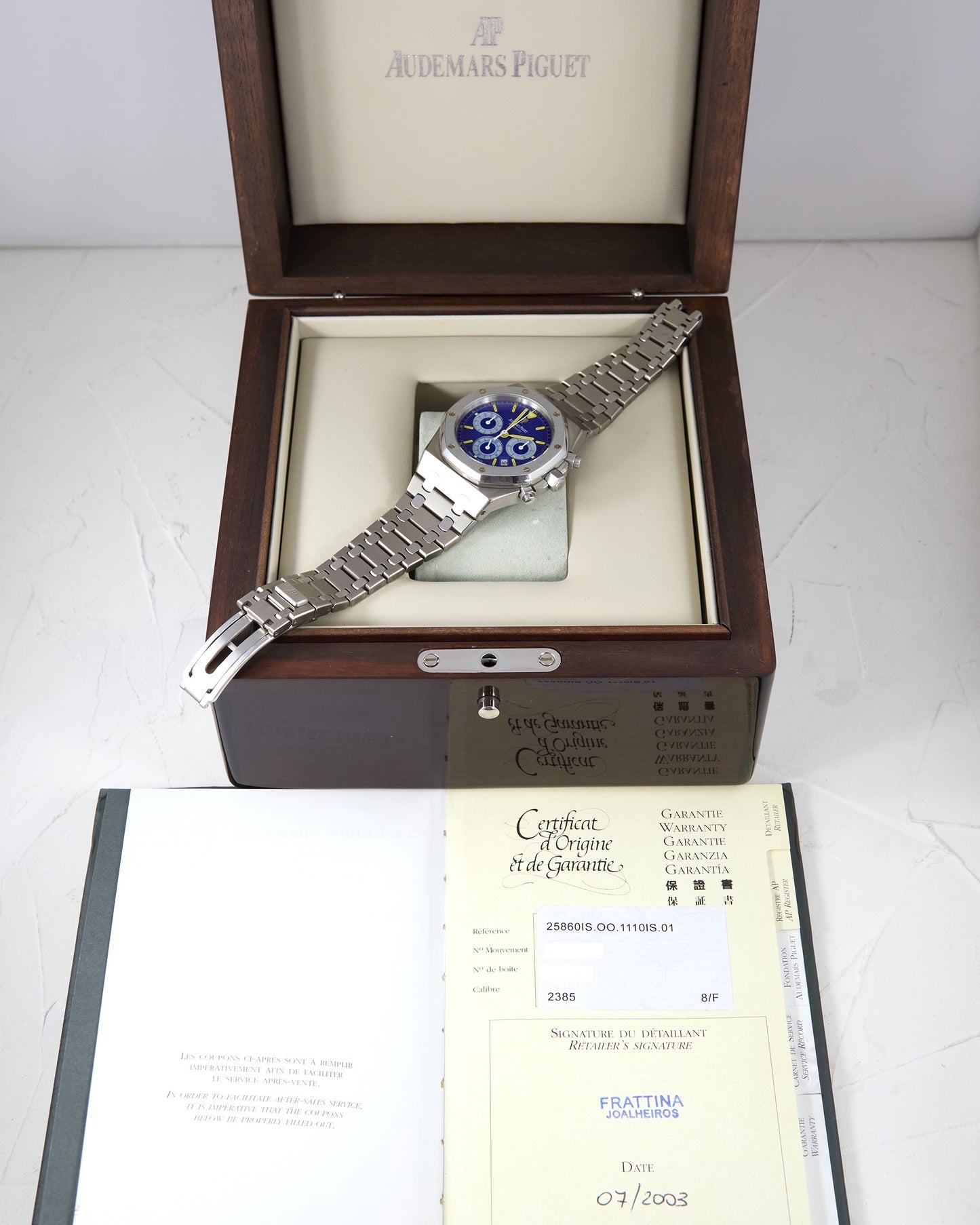 Audemars Piguet Royal Oak Chronograph 25860IS "City of Sails" in Titanium with Box & Papers - 300 Examples Made