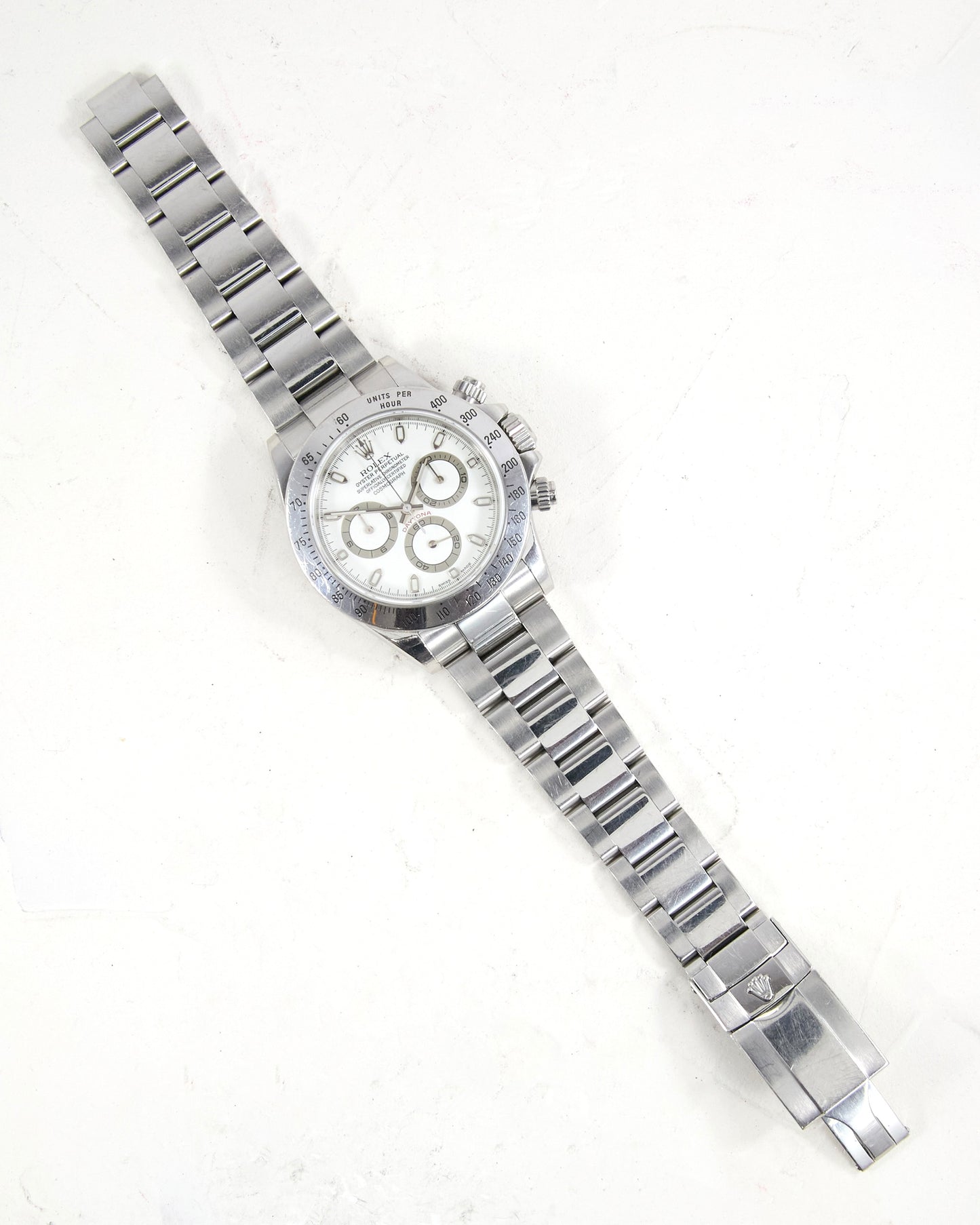 Rolex Daytona 116520 "Unpolished P-Serial" Dial Turning Creamy on Oyster Bracelet