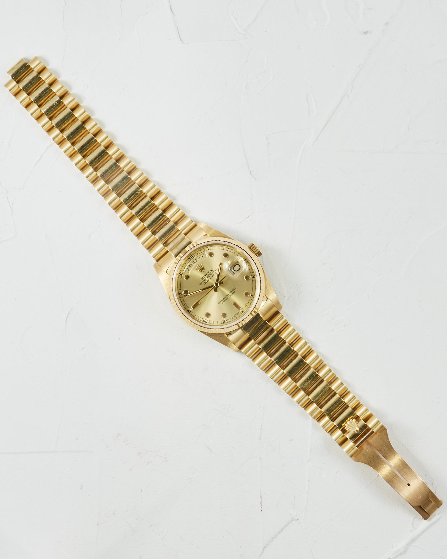 ROLEX DAY-DATE PINBALL DIAL WITH FULL SET OF BOX & PAPERS