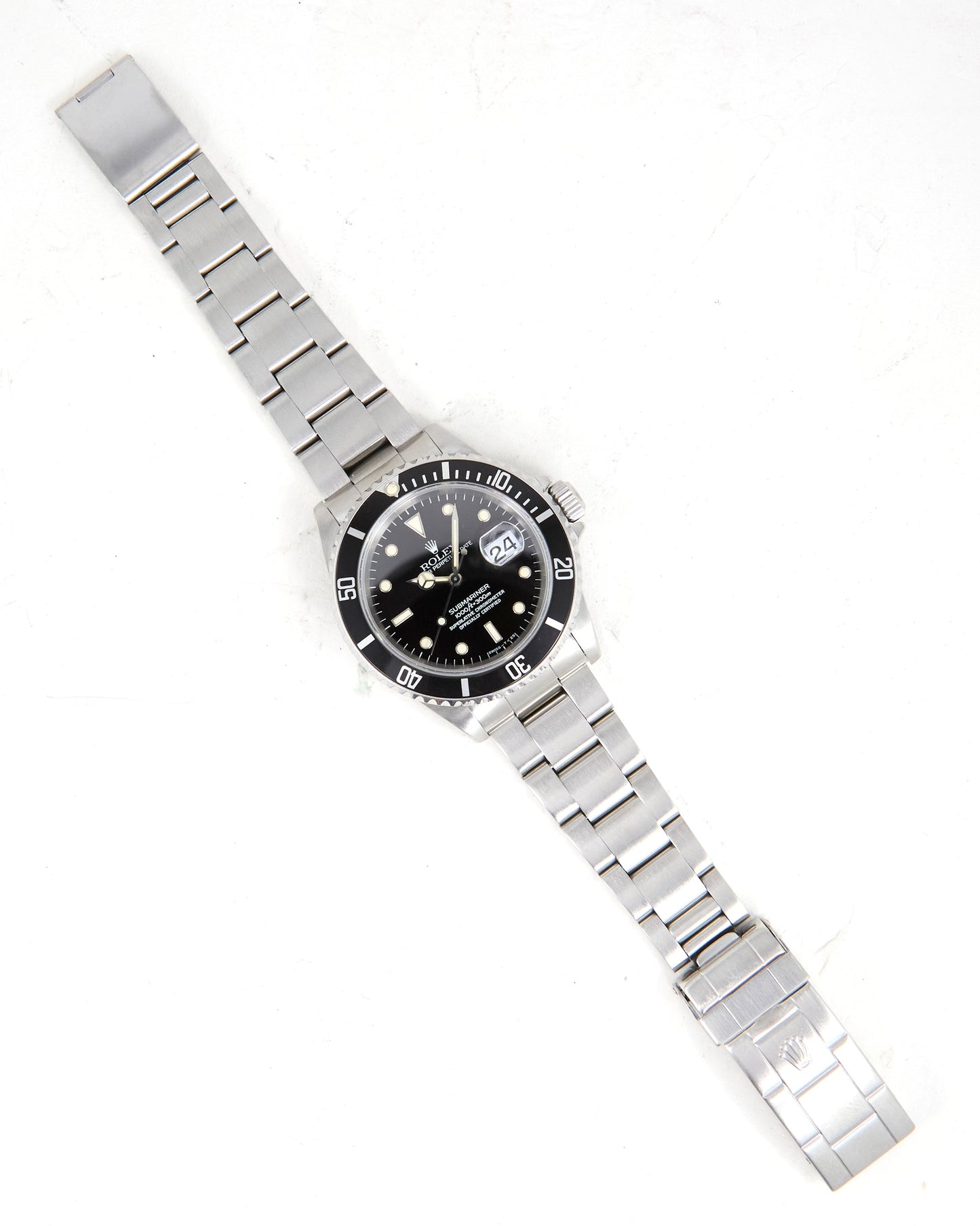 Rolex Submariner 16610 with Creamy Dial and Papers