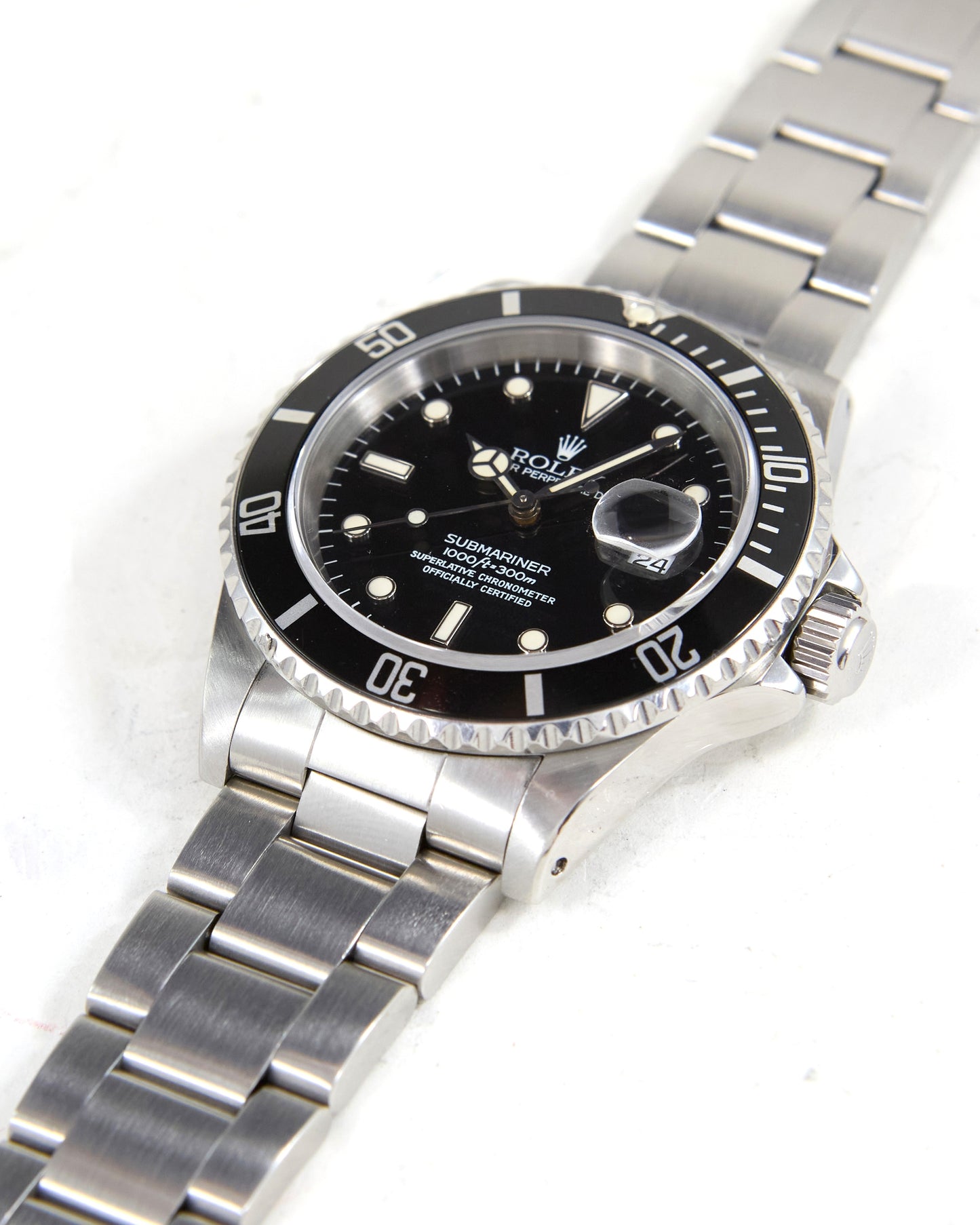 Rolex Submariner 16610 with Creamy Dial and Papers