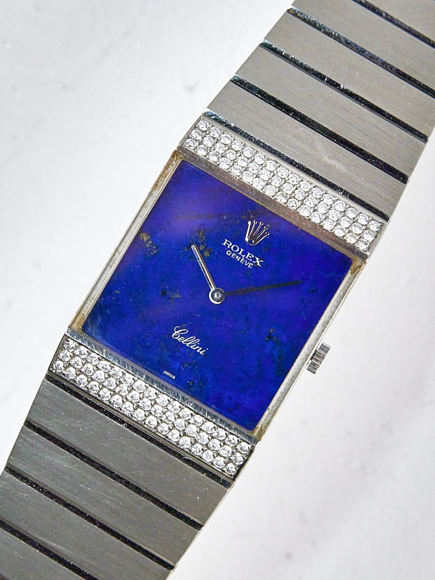 ROLEX WHITE GOLD KING MIDAS