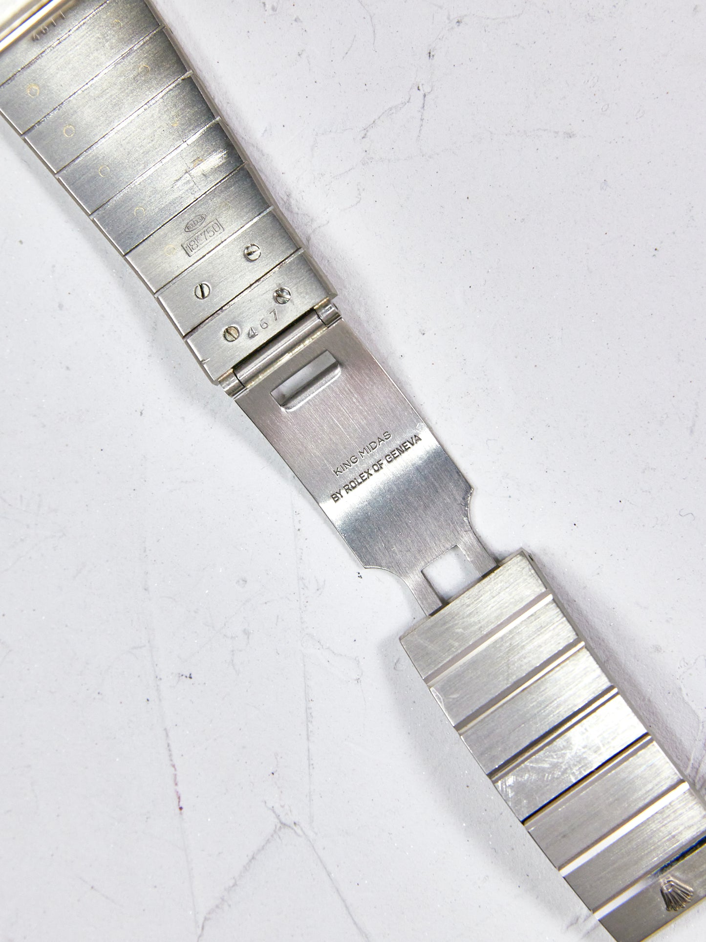 ROLEX WHITE GOLD KING MIDAS