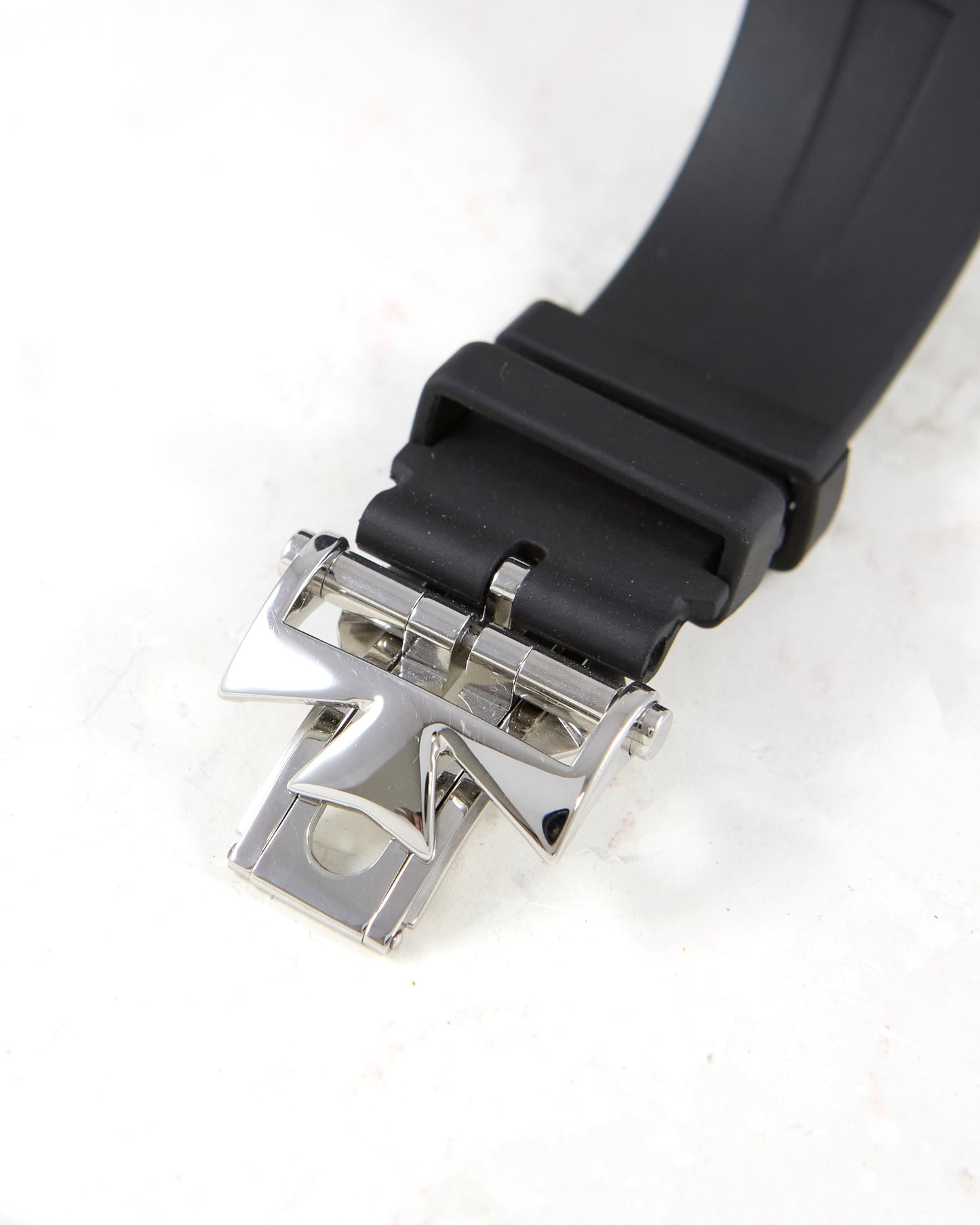 Vacheron Constantin Overseas Dual Time 47450 in Steel Case on Rubber Strap with Box & Papers