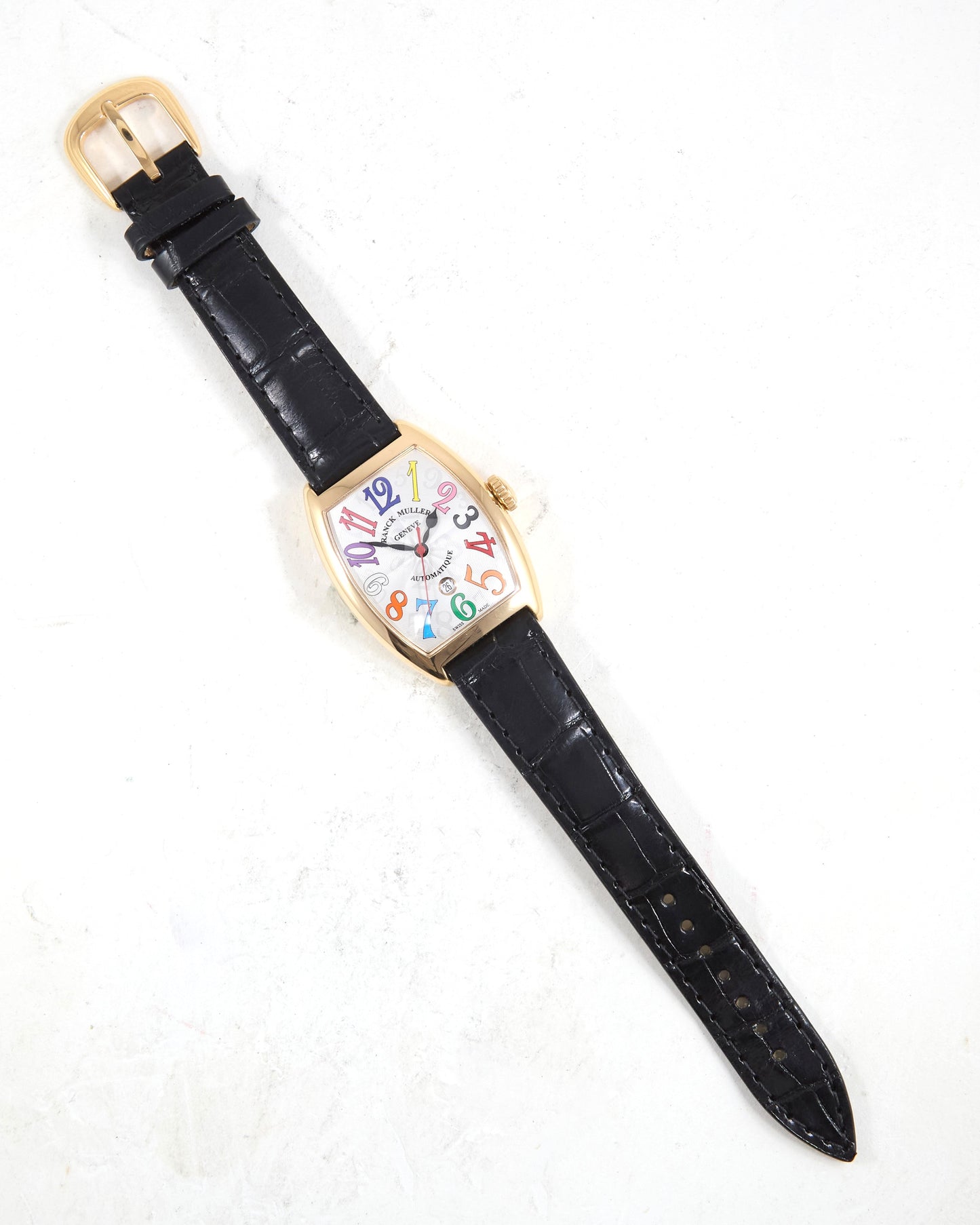 Franck Muller Cintree Curvex Color Dream Automatic in Rose Gold Case