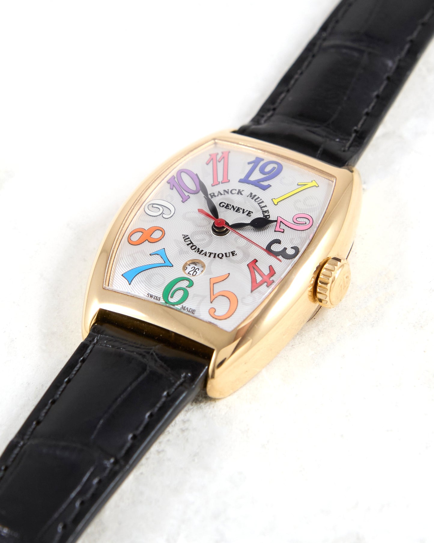 Franck Muller Cintree Curvex Color Dream Automatic in Rose Gold Case