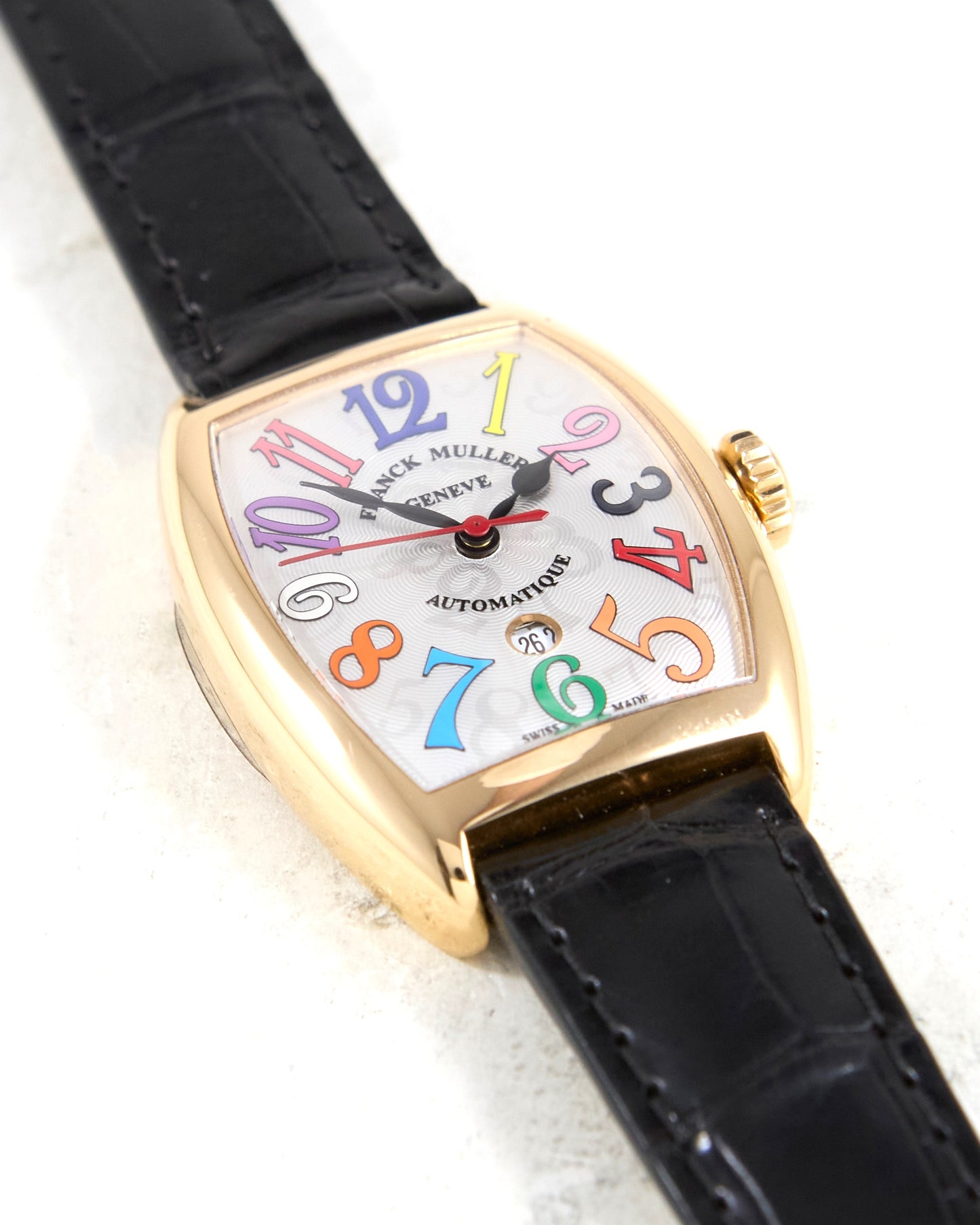 Franck Muller Cintree Curvex Color Dream Automatic in Rose Gold Case