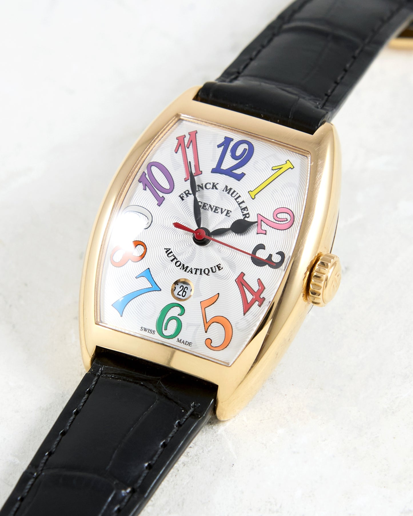 Franck Muller Cintree Curvex Color Dream Automatic in Rose Gold Case