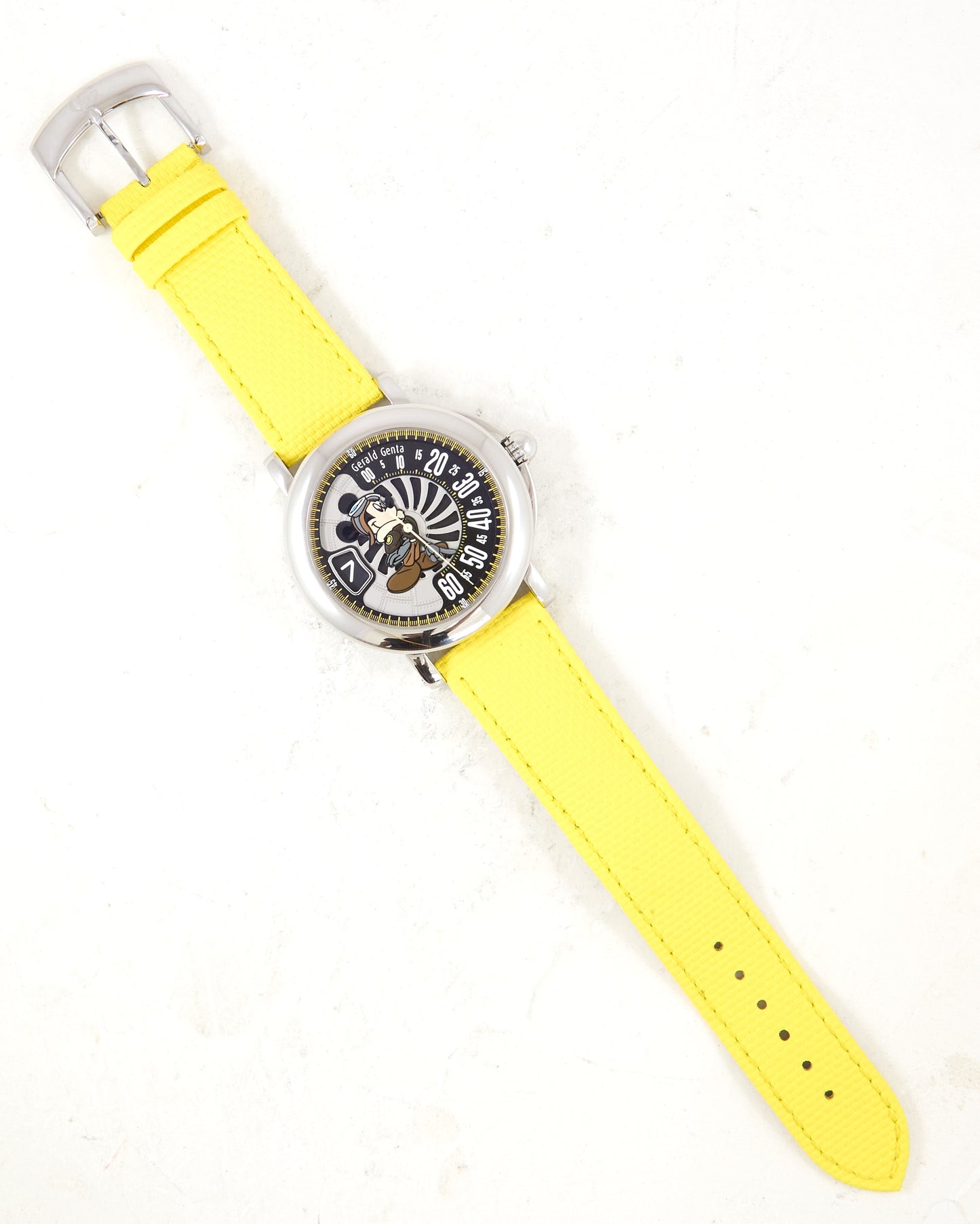 Gerald Genta Fantasy Retro Mickey Mouse Aviator RSF.X.10 Automatic with Box & Papers