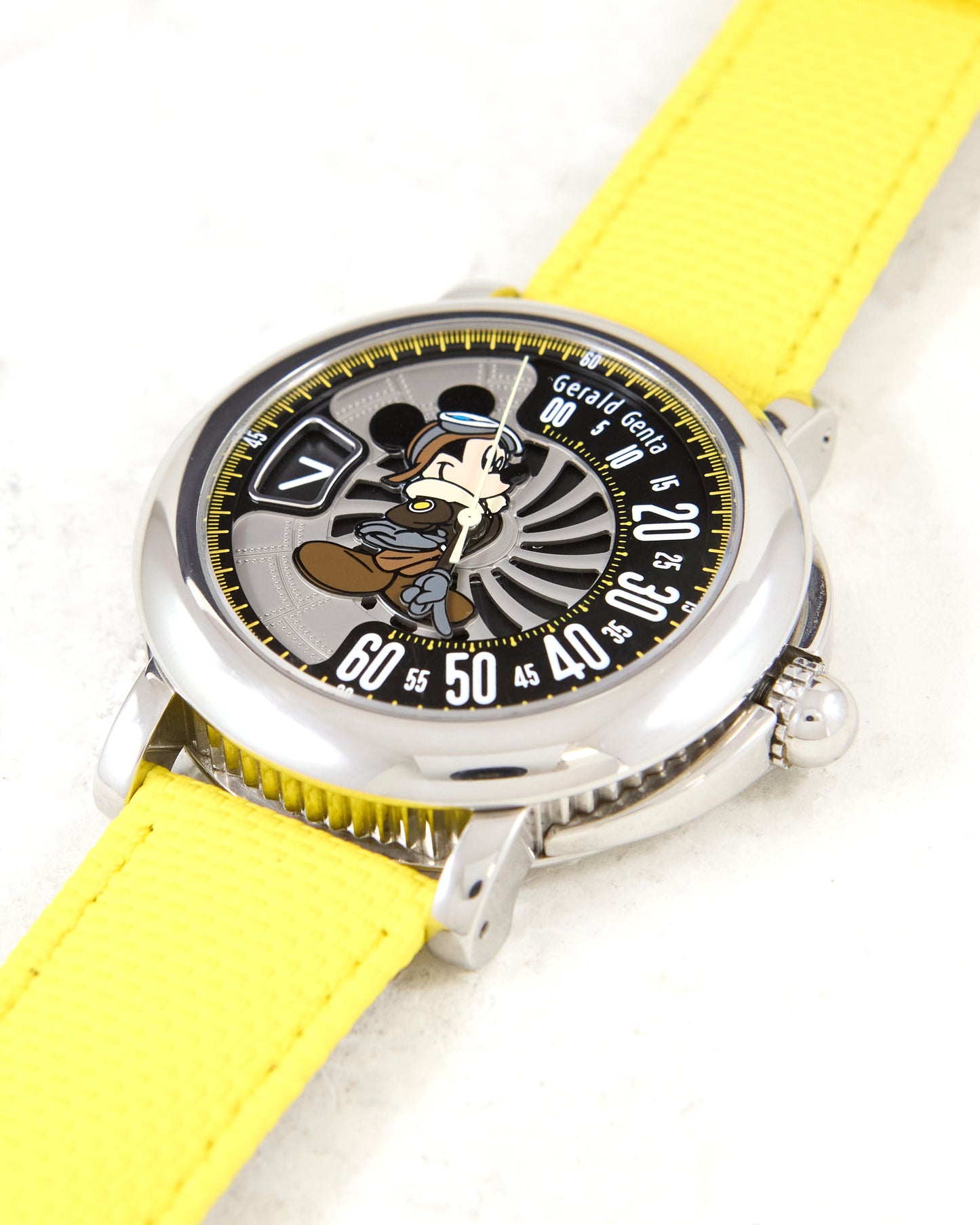 Gerald Genta Fantasy Retro Mickey Mouse Aviator RSF.X.10 Automatic with Box & Papers
