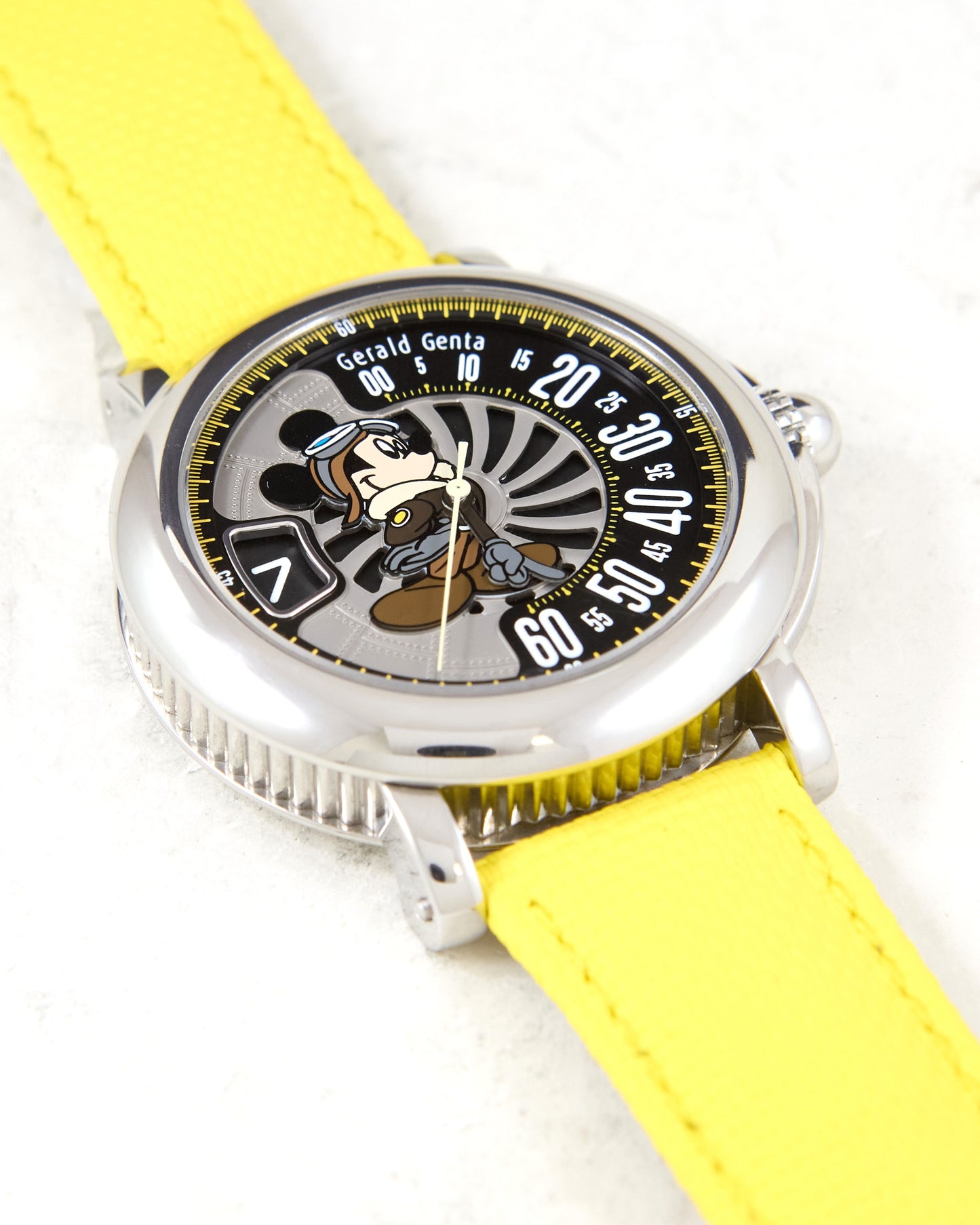 Gerald Genta Fantasy Retro Mickey Mouse Aviator RSF.X.10 Automatic with Box & Papers