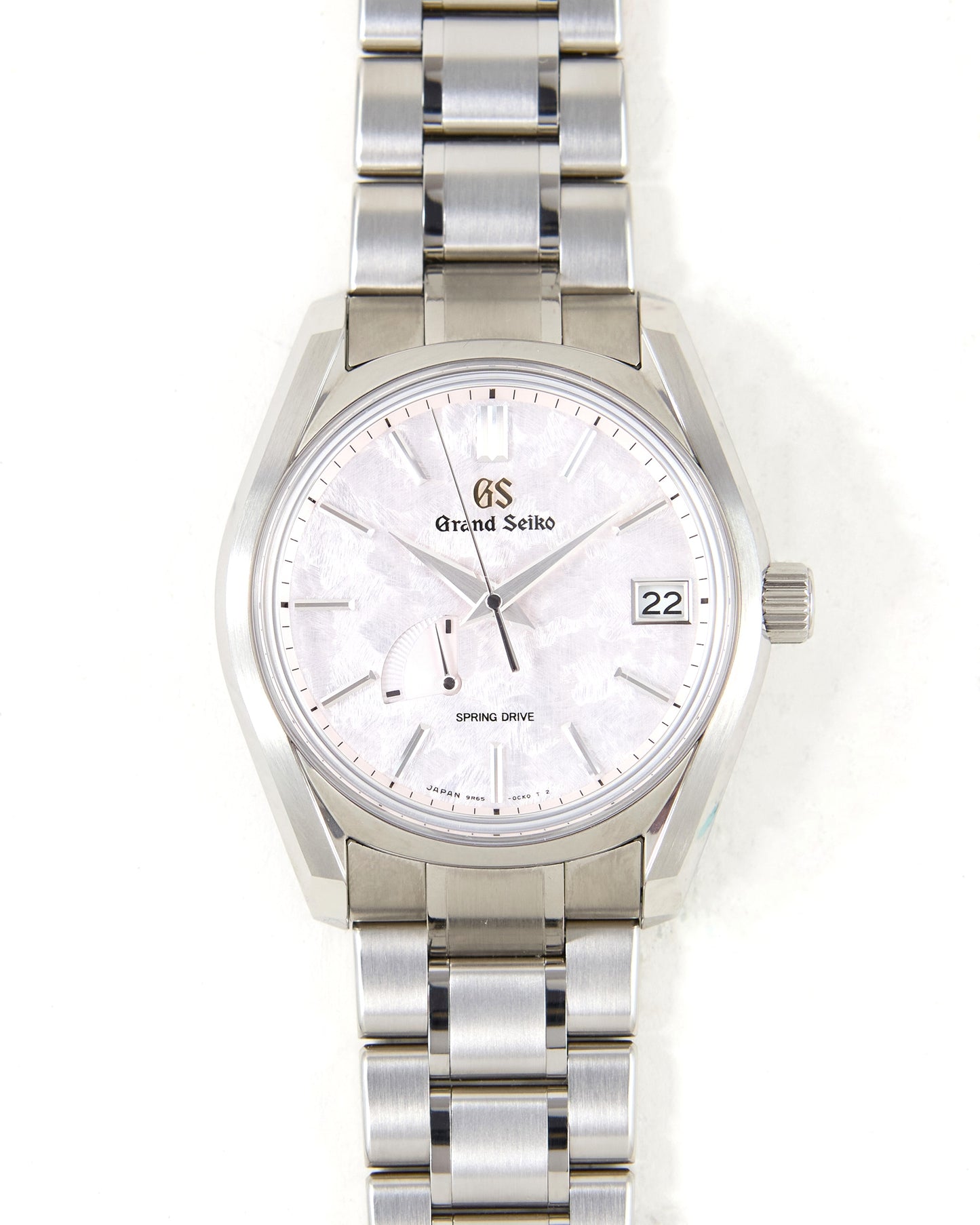 Grand Seiko Shunbun The Vernal Equinox SBGA413G Pink MOP Dial in Titanium with Box & Papers
