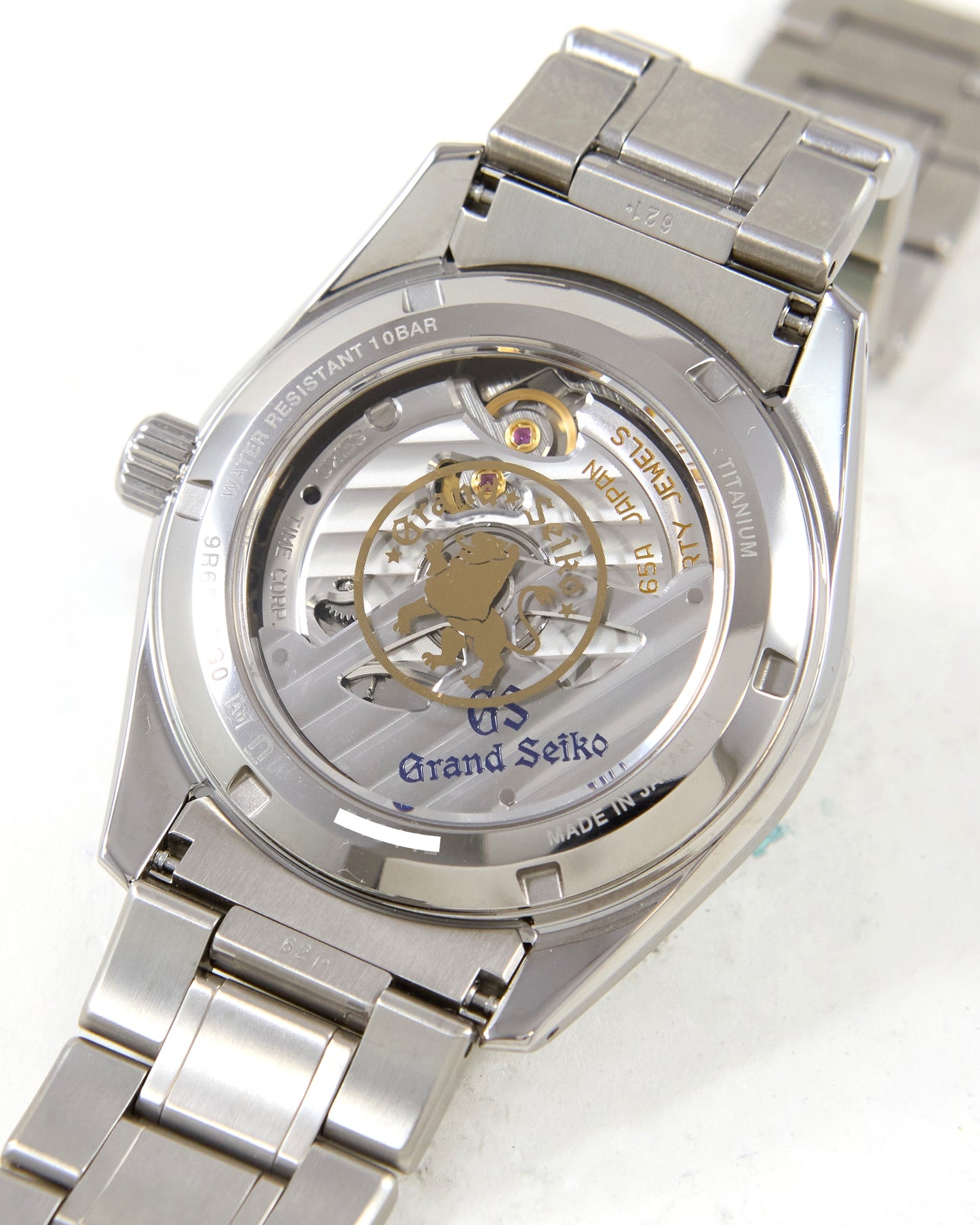 Grand Seiko Shunbun The Vernal Equinox SBGA413G Pink MOP Dial in Titanium with Box & Papers