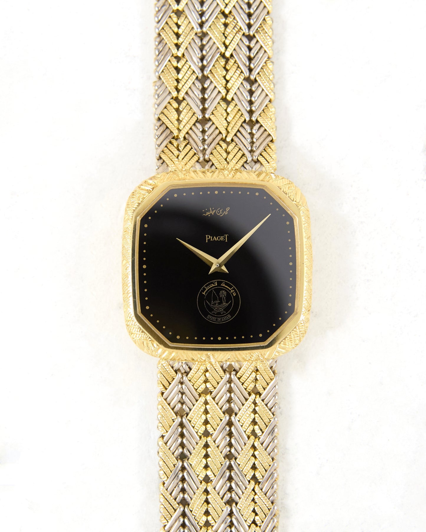 Piaget State of Qatar in Yellow and White Gold Case and Bracelet