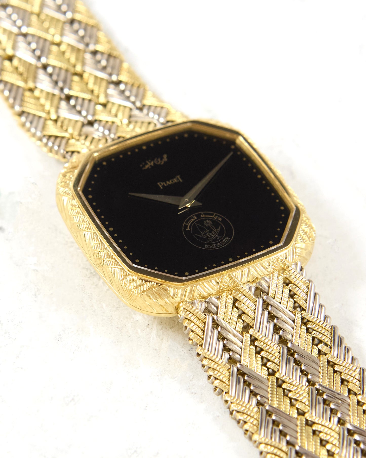 Piaget State of Qatar in Yellow and White Gold Case and Bracelet