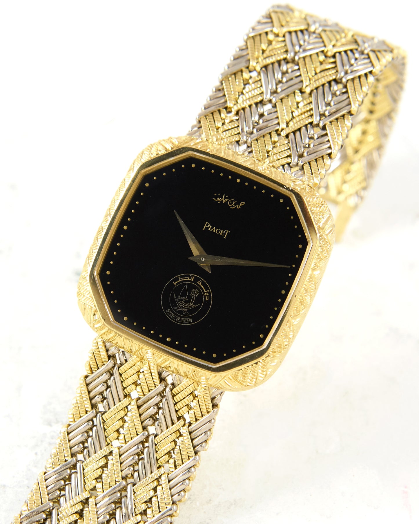 Piaget State of Qatar in Yellow and White Gold Case and Bracelet