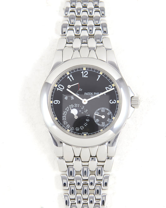 Patek Philippe Neptune Power Reserve Moonphase 5085 in Steel with Box & Papers