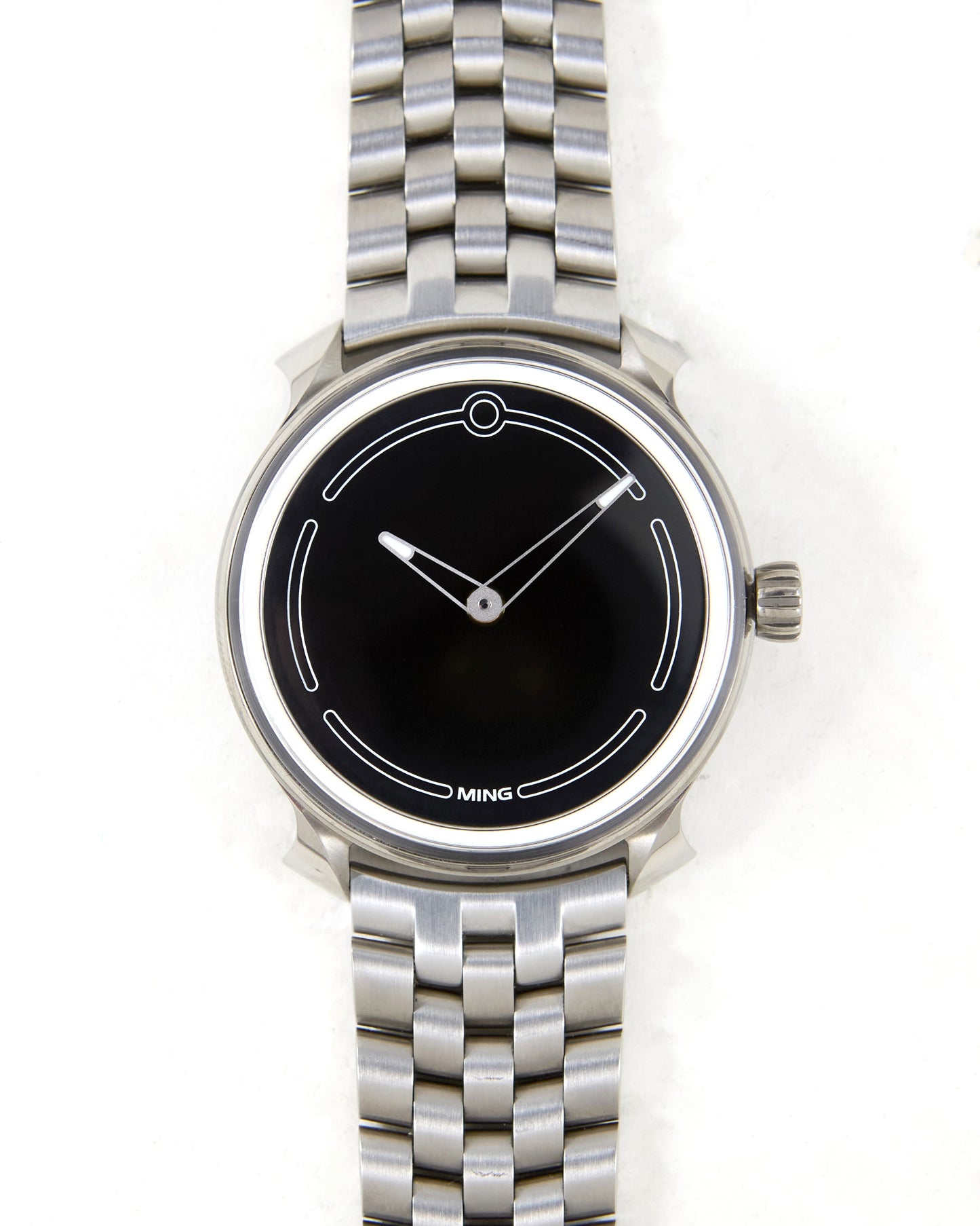 Ming 19.05 Black Dial in Grade 5 Titanium Case and Bracelet with Box & Papers - 1 of 15 Examples Made