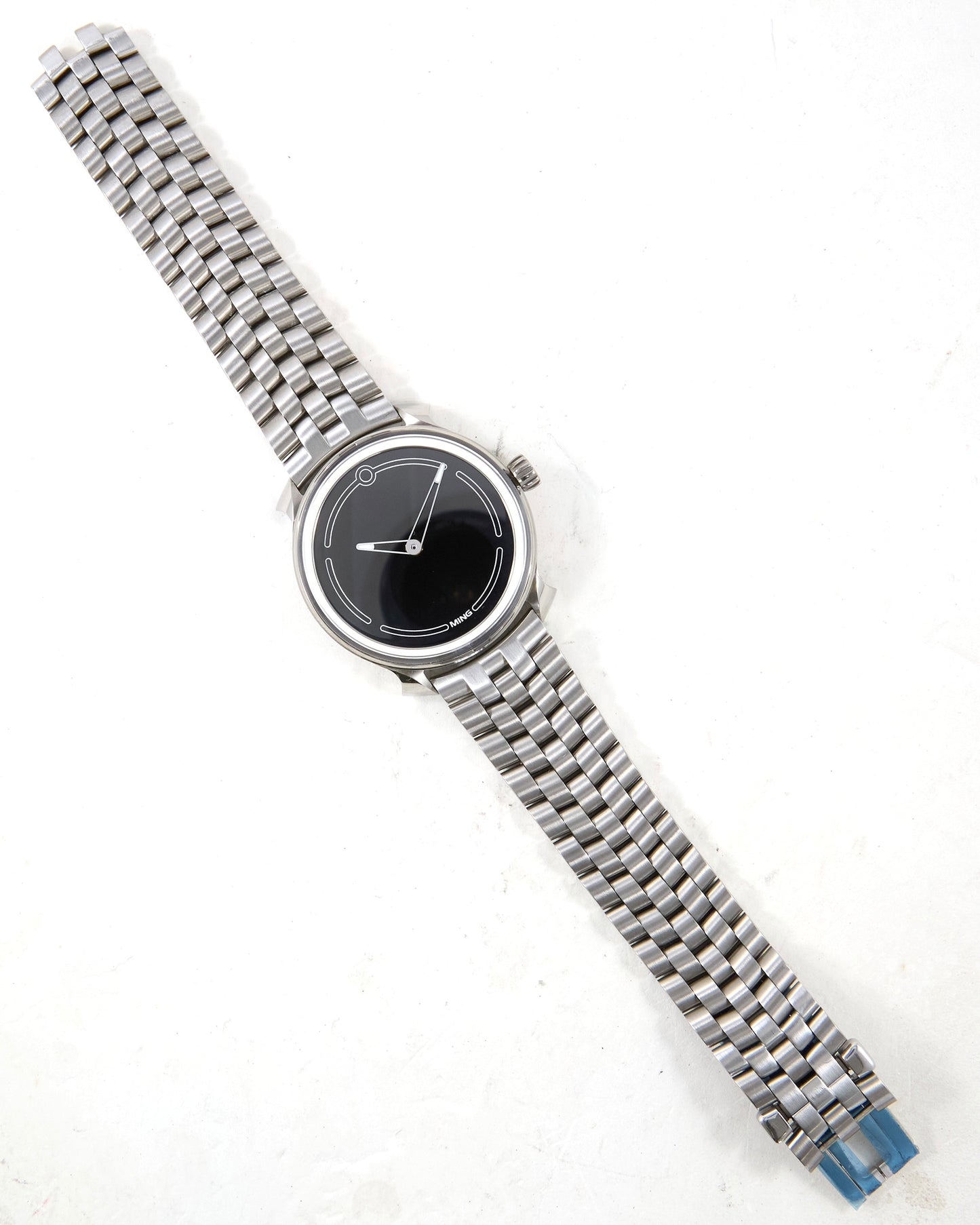 Ming 19.05 Black Dial in Grade 5 Titanium Case and Bracelet with Box & Papers - 1 of 15 Examples Made