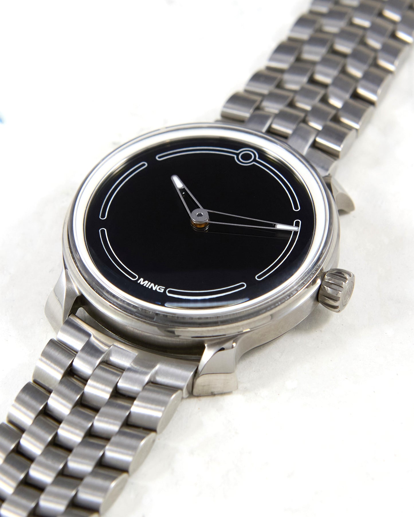 Ming 19.05 Black Dial in Grade 5 Titanium Case and Bracelet with Box & Papers - 1 of 15 Examples Made