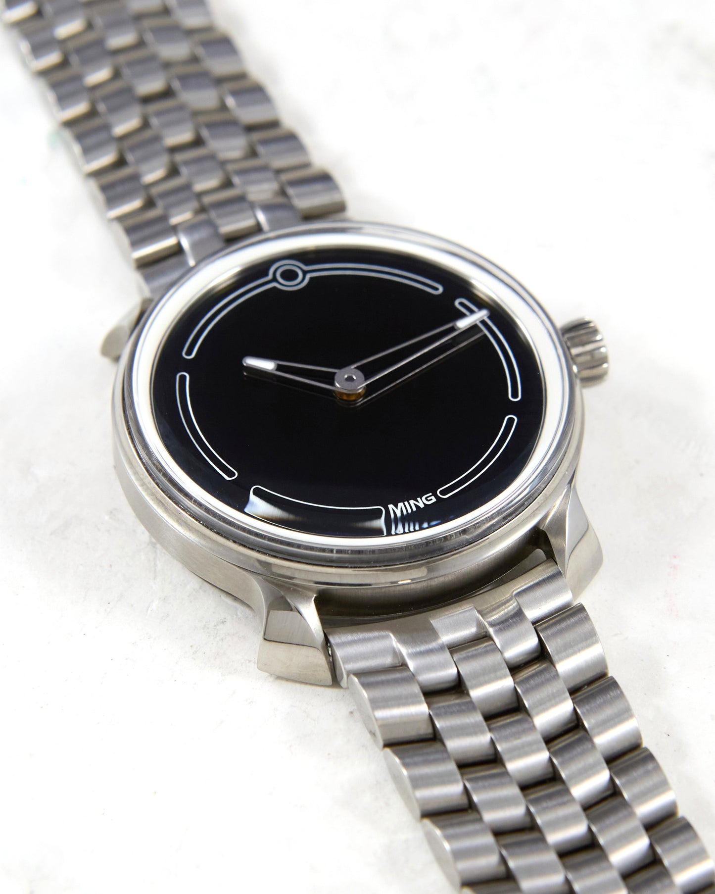 Ming 19.05 Black Dial in Grade 5 Titanium Case and Bracelet with Box & Papers - 1 of 15 Examples Made
