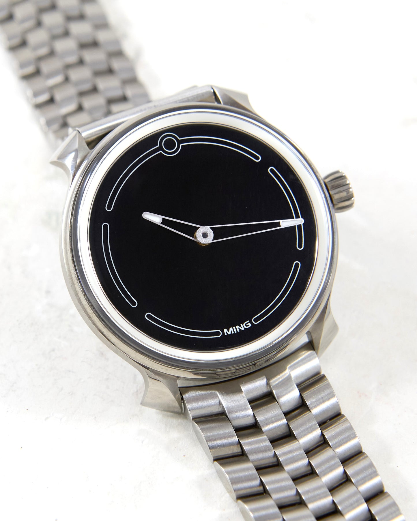Ming 19.05 Black Dial in Grade 5 Titanium Case and Bracelet with Box & Papers - 1 of 15 Examples Made