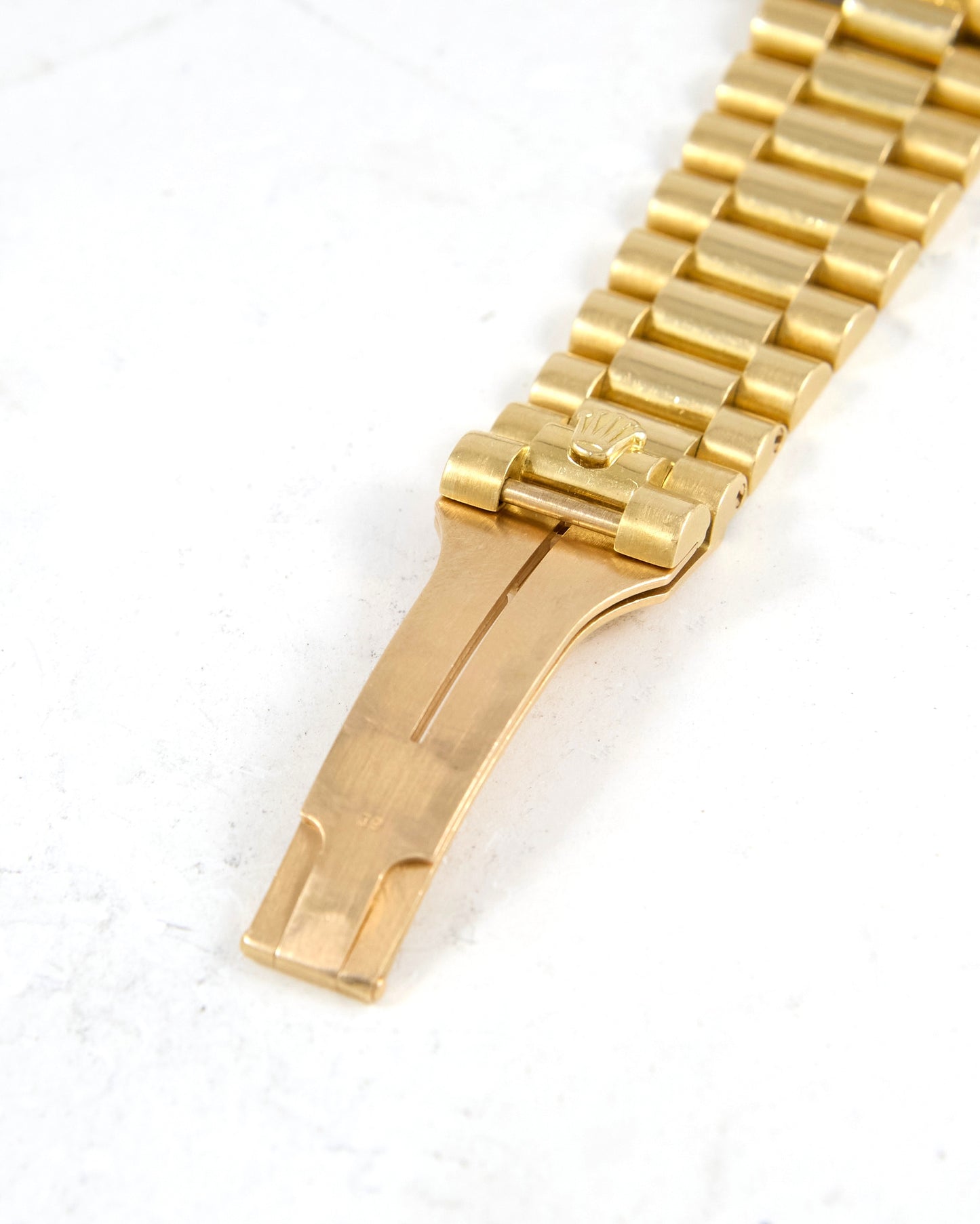 Rolex Day-Date 18038 Champagne Diamond Index Dial on Presidential Bracelet