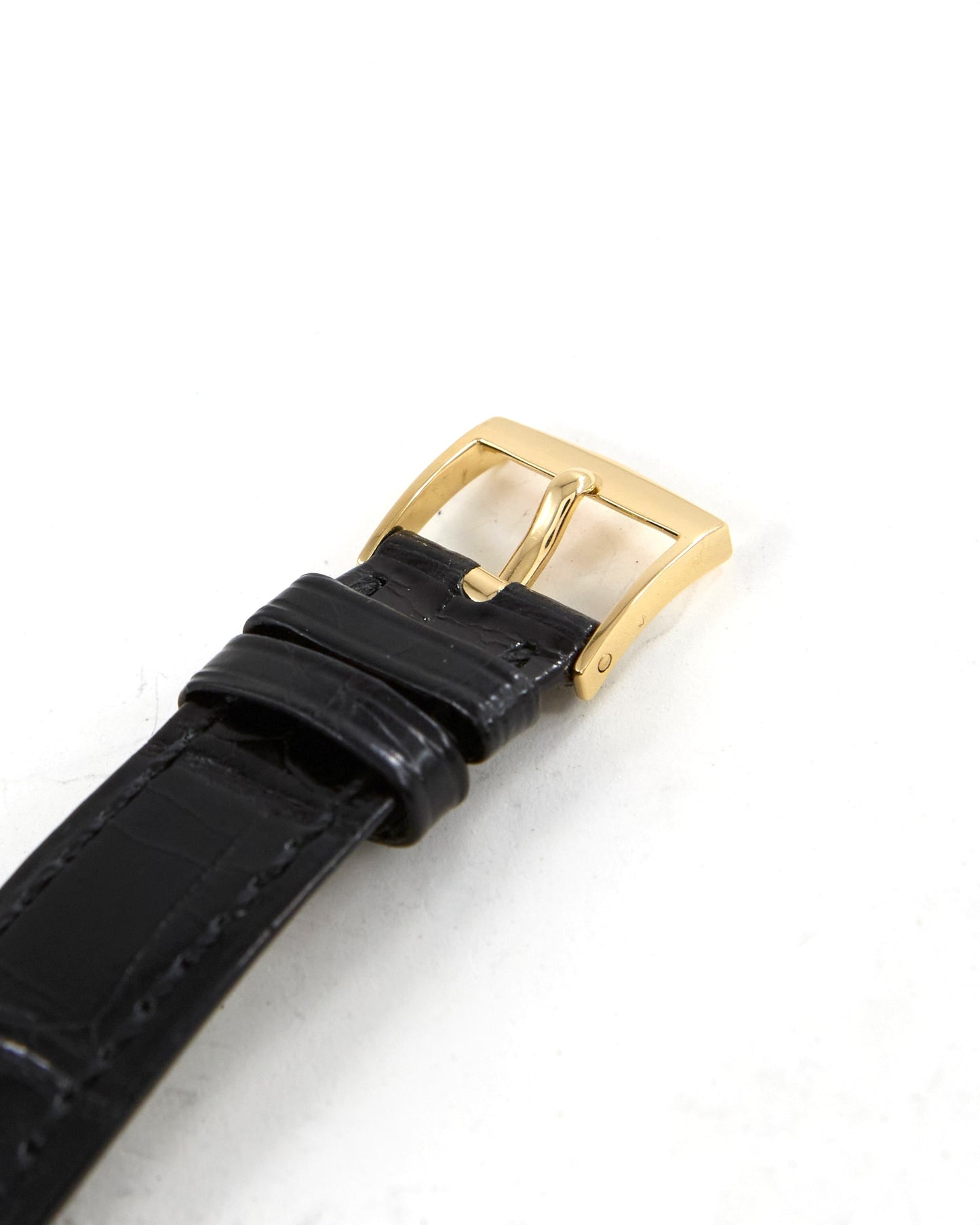 Patek Philippe Rectangular 2553 in Gold with Signed Strap and Buckle