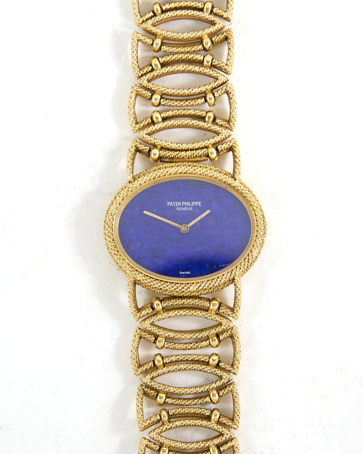 Patek Philippe Oval Lapis Lazuli 4290 in Yellow Gold Case and Bracelet