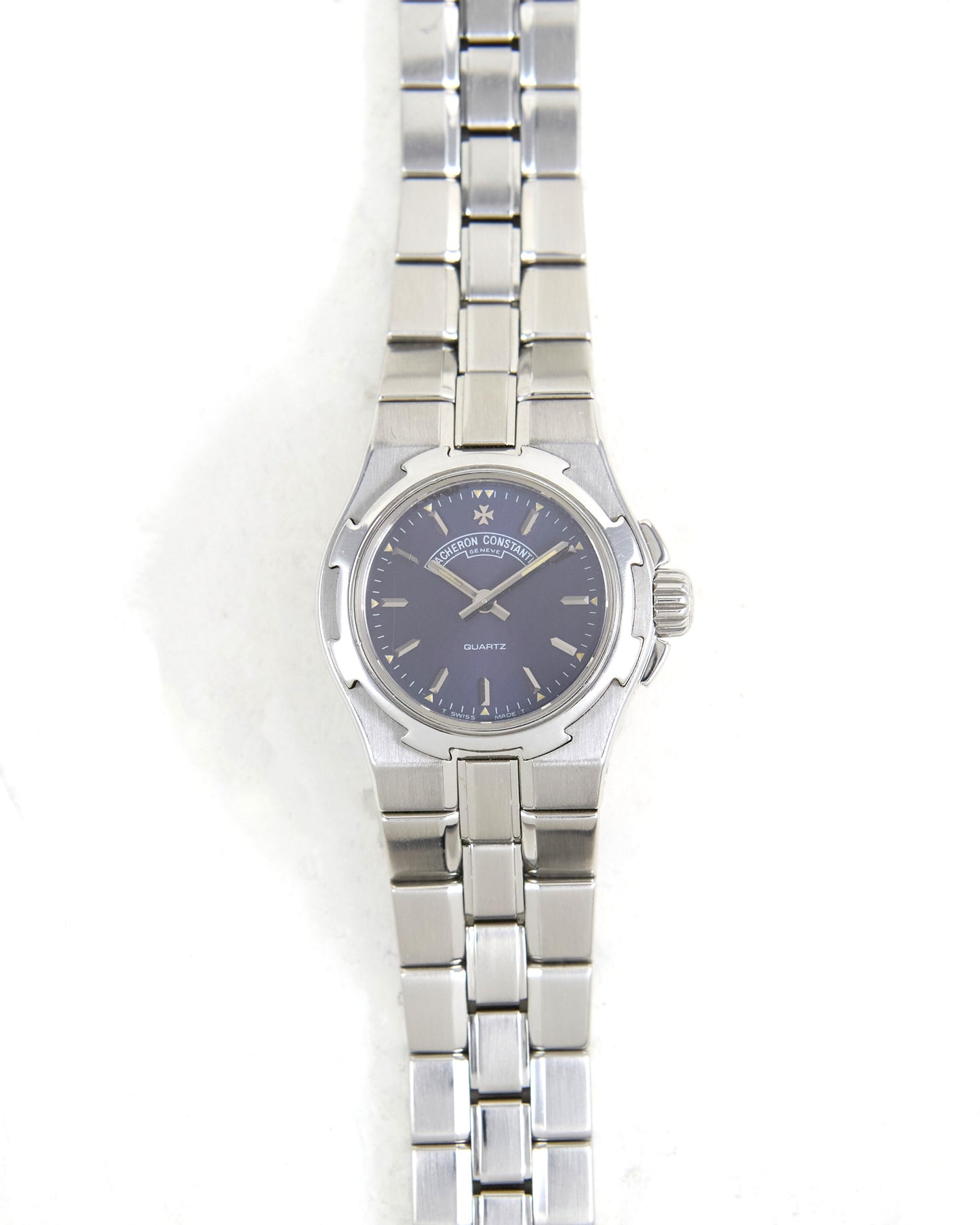 Vacheron Constantin Overseas 16050 Ladies Blue Dial in Steel Case and Bracelet