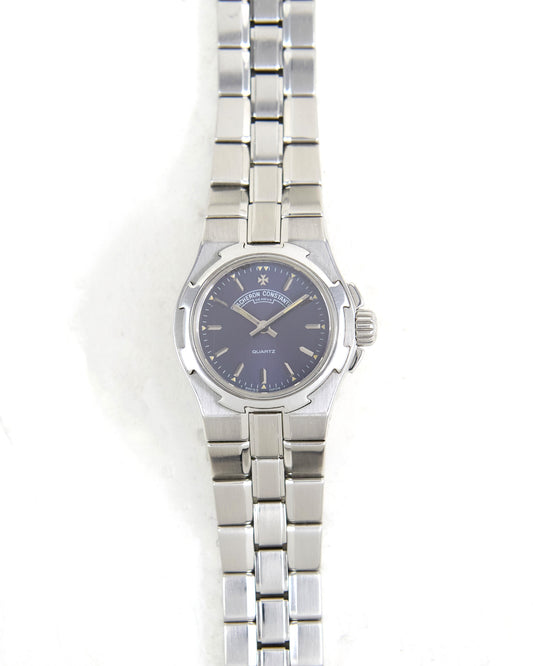 Vacheron Constantin Overseas 16050 Ladies Blue Dial in Steel Case and Bracelet